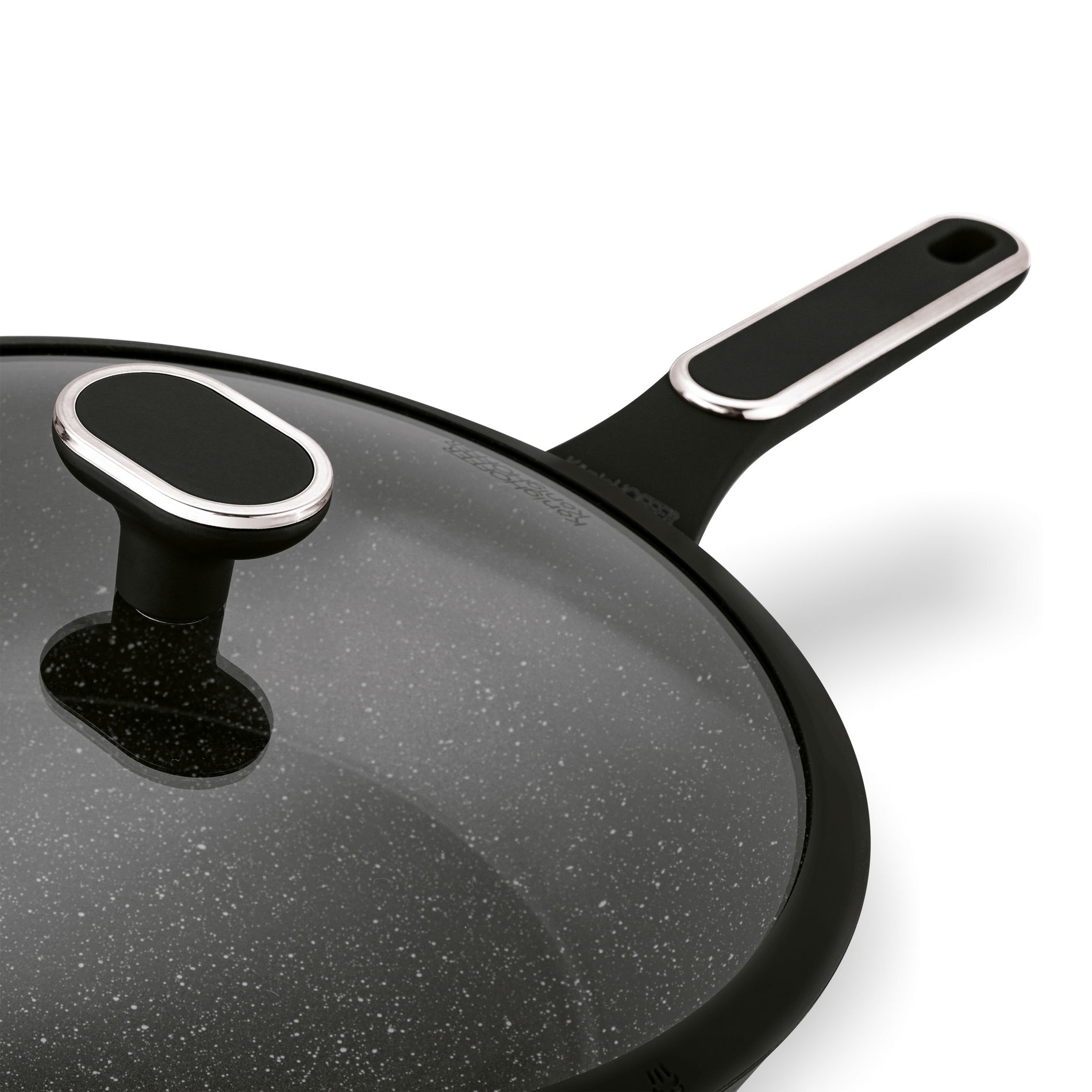 Zestaw 4 garnków aluminiowych i patelni nieprzywierającej z pokrywkami KONIGHOFFER LOTTE