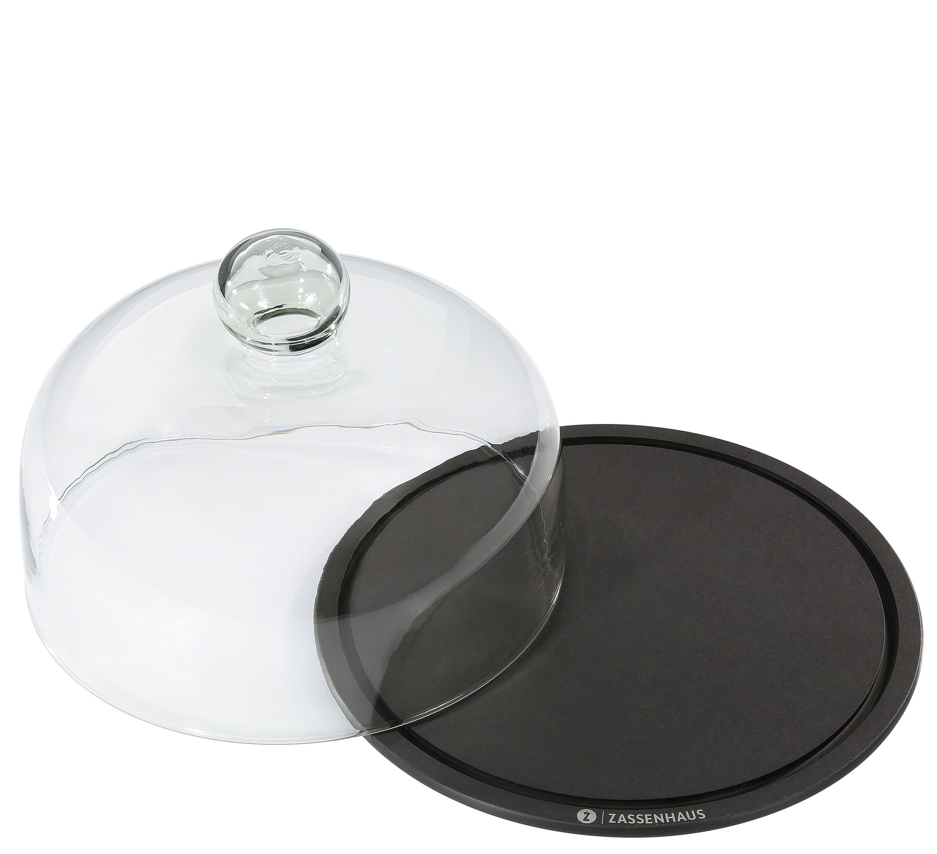 ZASSENHAUS Comfort Plus 23 cm - prkénko na servírování sýrů a občerstvení s poklopem