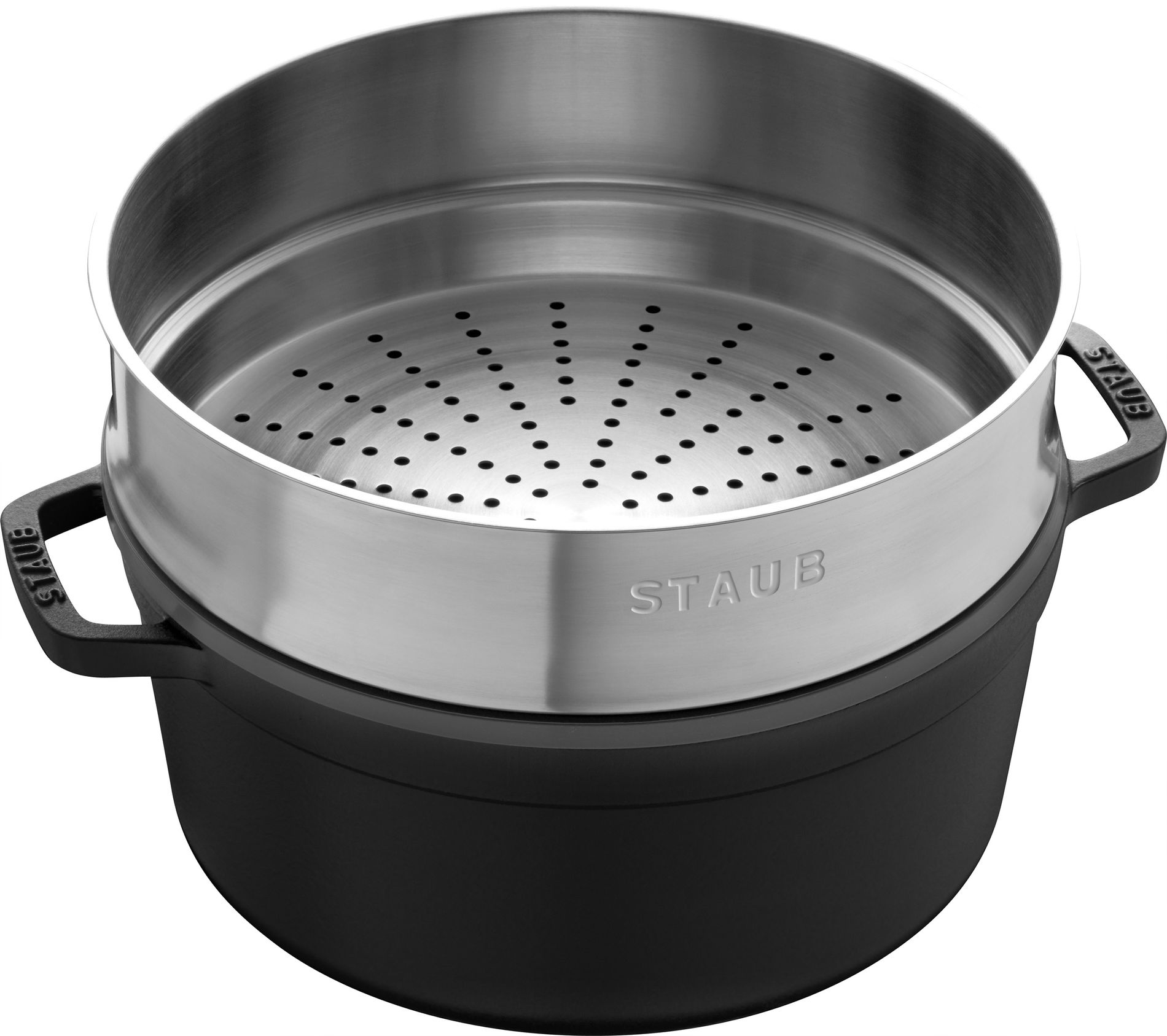 STAUB La Cocotte 3,8 l - litinový hrnec na vaření v páře s poklicí