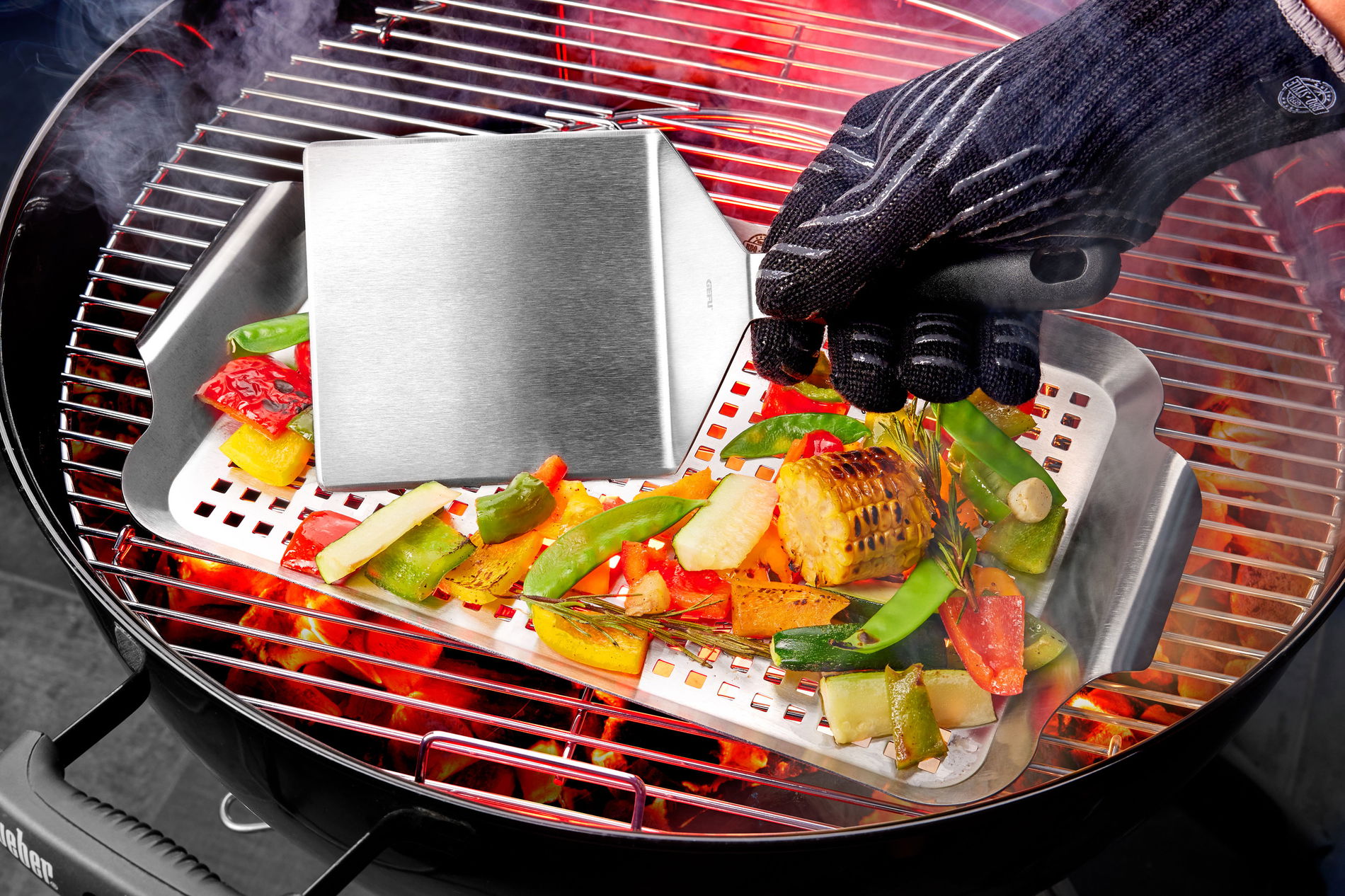 GEFU BBQ 31,5 cm - oceľová kuchynská lopatka