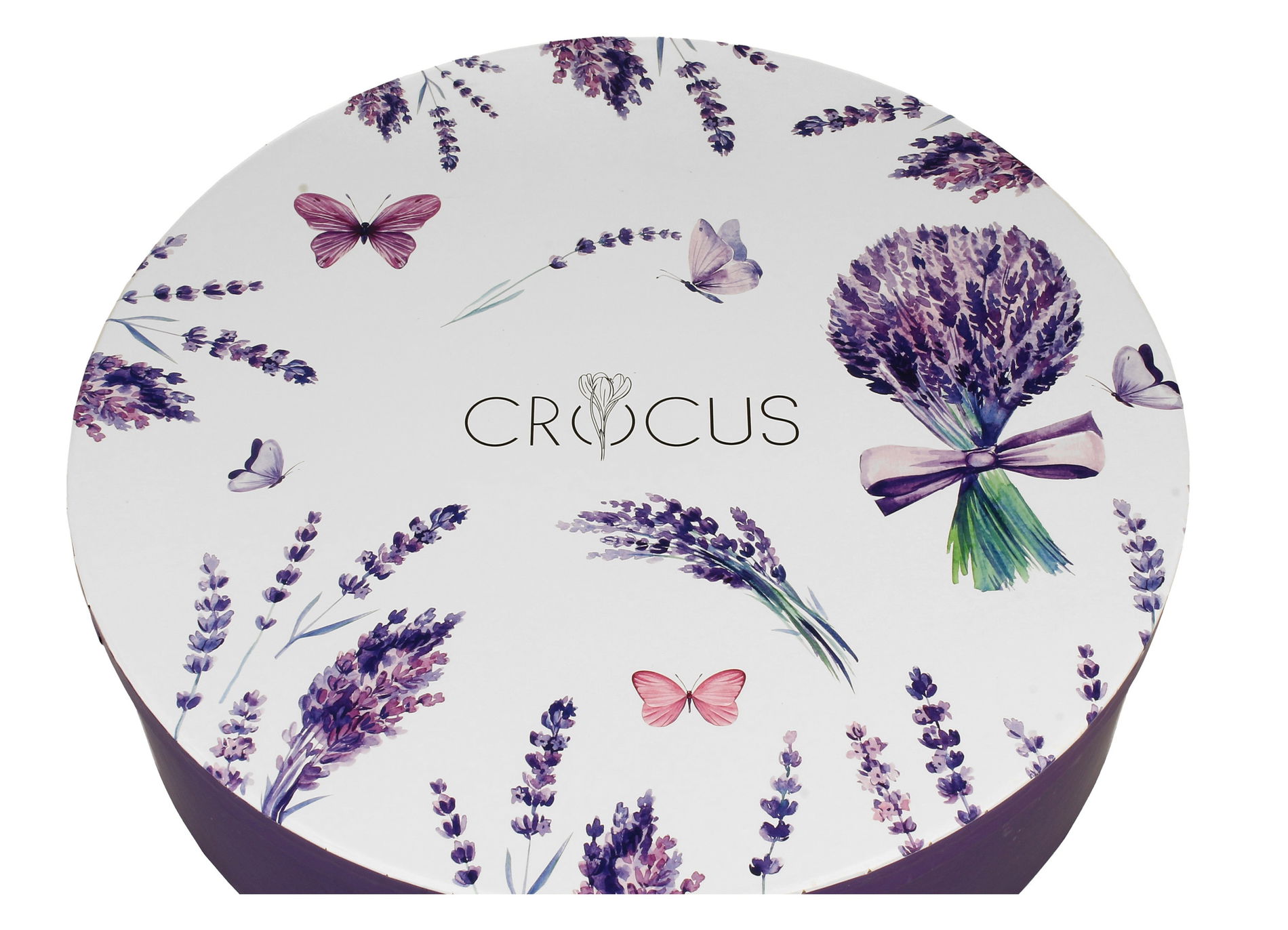 Porcelánové šálky na kávu a čaj s tanierikmi DUO CROCUS VIOLET 250 ml 6 ks.