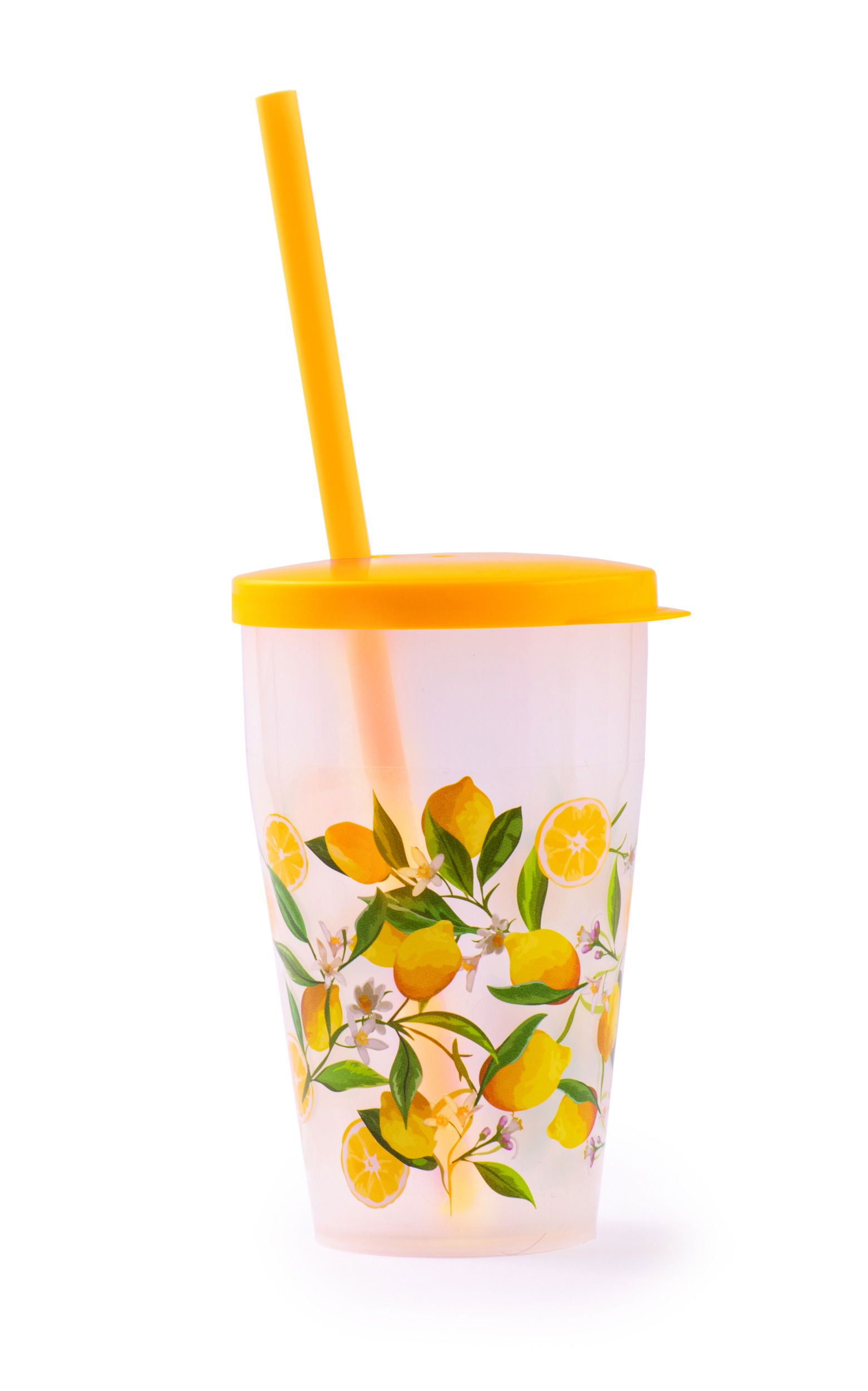 Plastový kelímek se slámkou SNIPS 500 ml
