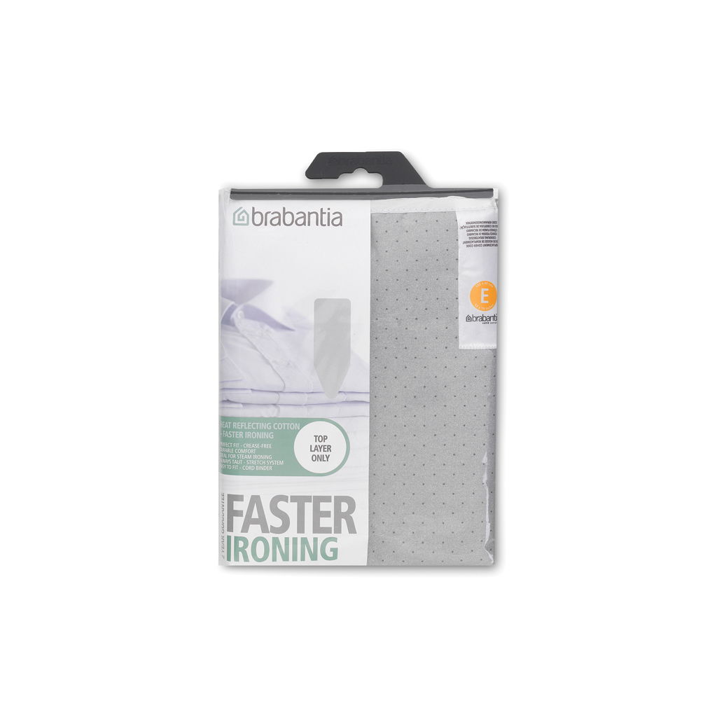BRABANTIA Silver grey 135 x 45 cm (317309) - bavlněný potah na žehlicí prkno