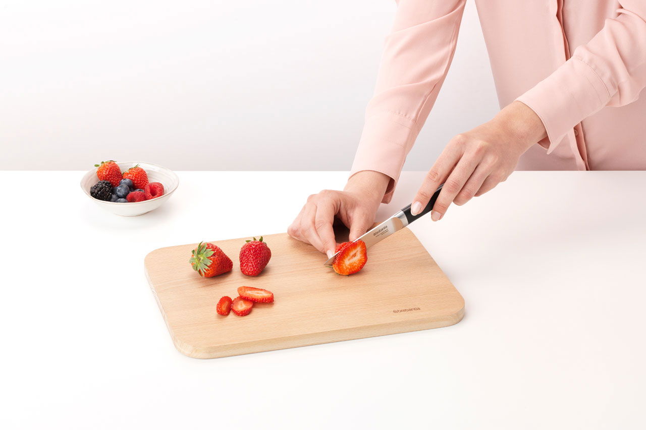 BRABANTIA Profile 21,8 cm černý - univerzální nůž z nerezové oceli