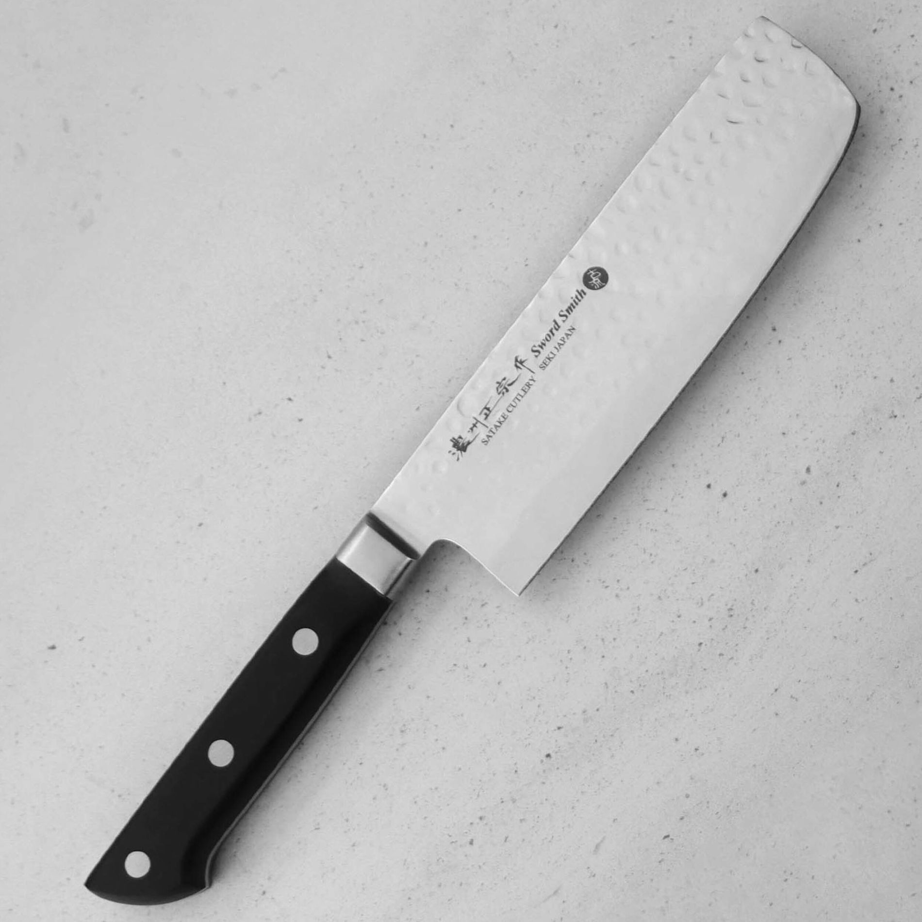 SATAKE Noushu 16 cm nůž Nakiri z nerezové oceli
