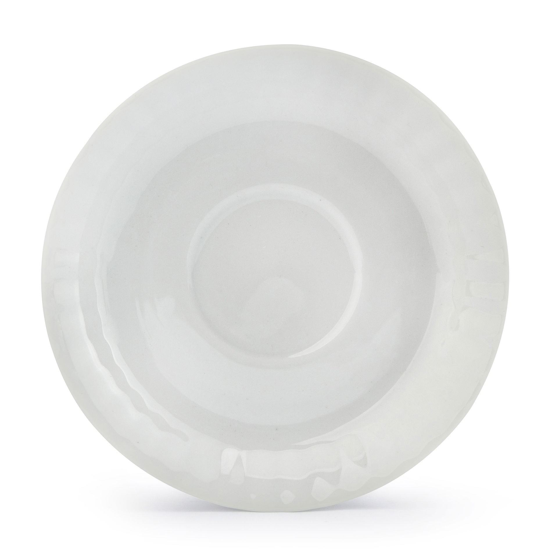Porcelánový talíř / podšálek CHODZIEŻ IWONA ELEGANCJA bílý 15,8 cm