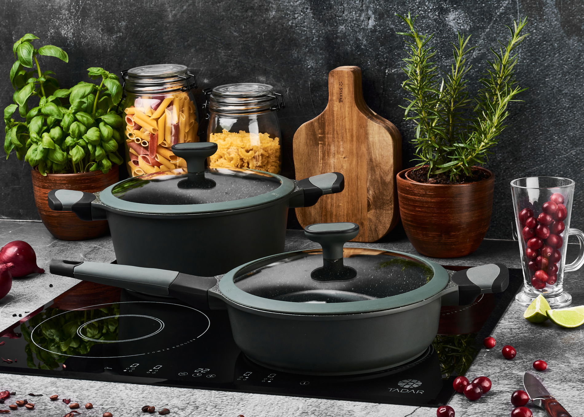Granitová nepriľnavá panvica STARKE PRO VIRIDI 28 cm