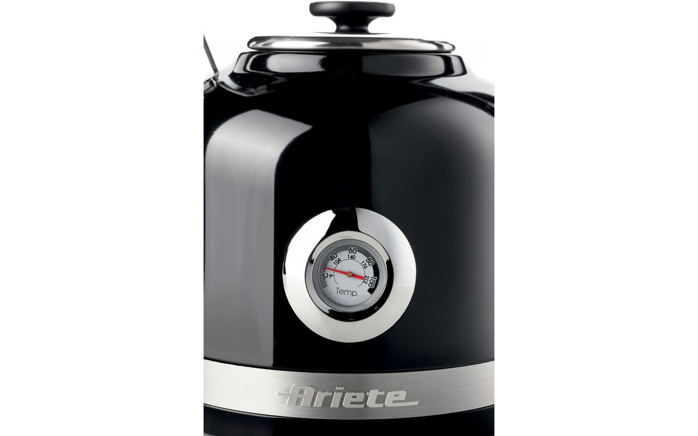 ARIETE Moderna 1,7 l černá - nerezová bezdrátová rychlovarná konvice