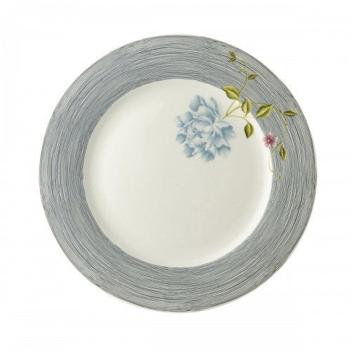 Taniere na večeru plytky porcelánový LAURA ASHLEY HERITAGE ŠEDÝ 26 cm