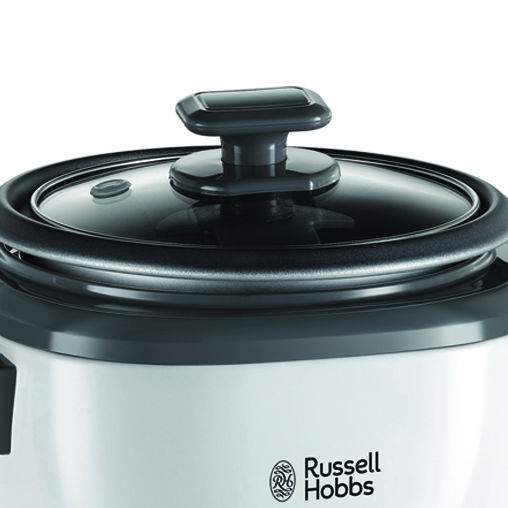 RUSSELL HOBBS Malý ryžovar 200 W biely - elektrický oceľový hrniec na varenie ryže
