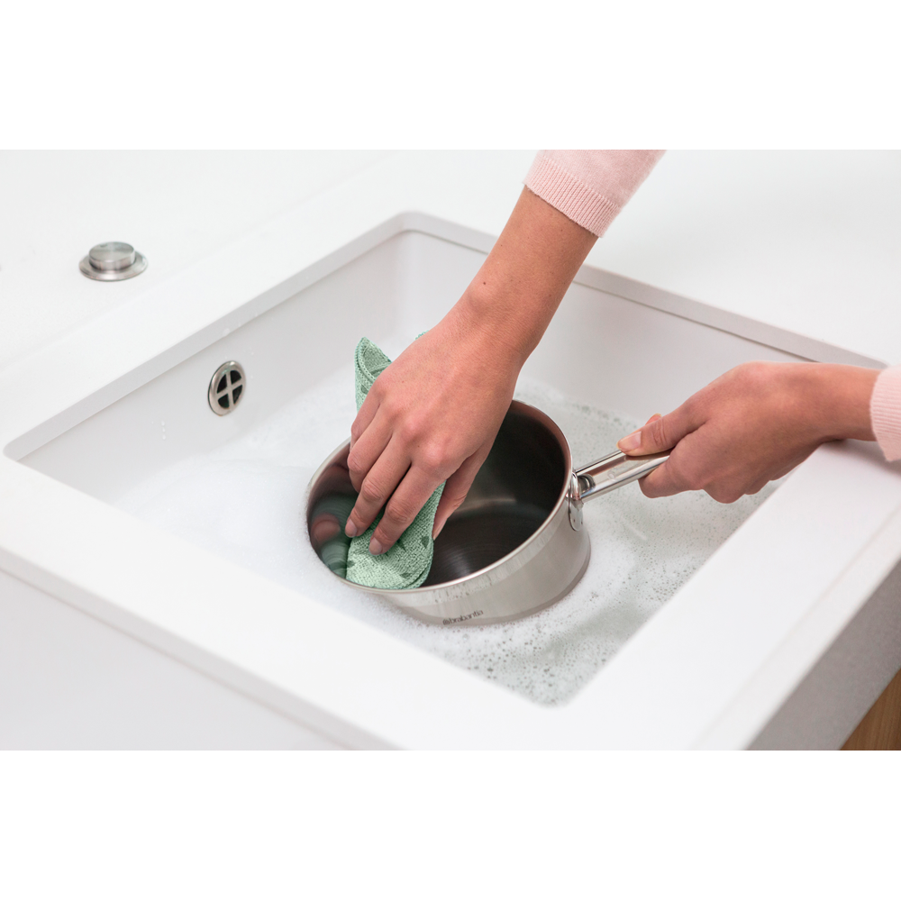 BRABANTIA Jade 2 ks zelené - víceúčelové kuchyňské utěrky z mikrovlákna