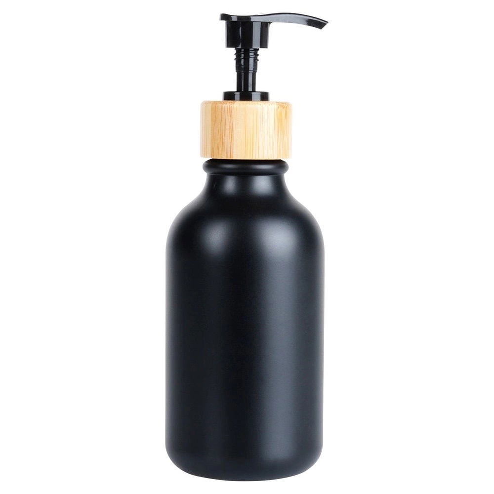 Sklenený dávkovač na tekuté mydlo alebo tekutinu na umývanie riadu 300 ml