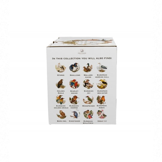 Kubek porcelanowy DUO ANIMALS PTASI ŚWIAT SIKORKI 400 ml