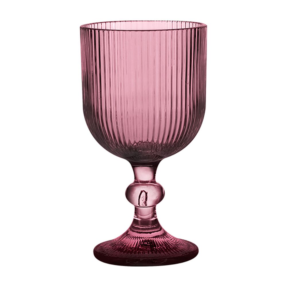 Riflovaný pohár na vodu SELENA 370 ml