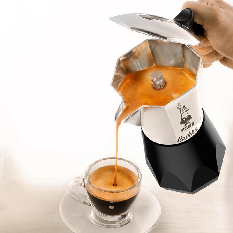 BIALETTI New Brikka pro 2 šálky espresso (2 tz) - hliníkový tlakový kávovar
