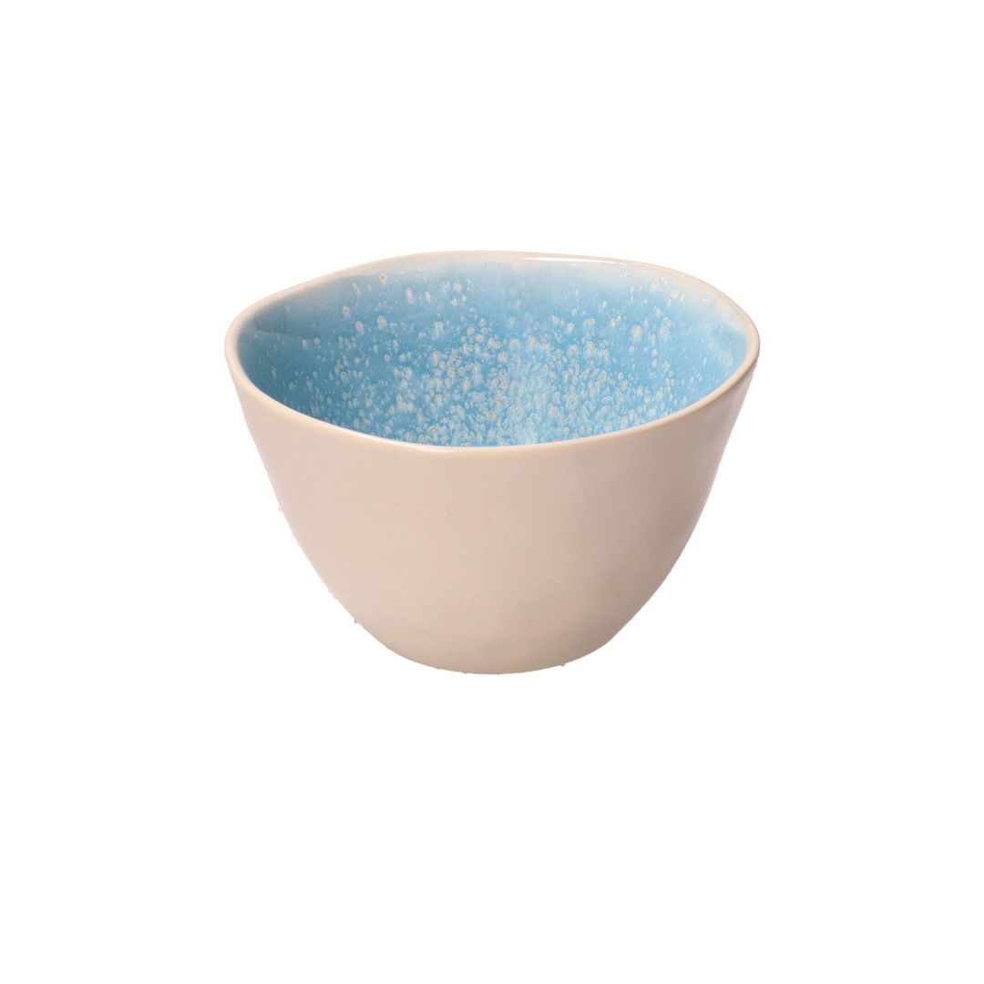 Kameninové misky / šalátové misky ROSE TULIPANI CONCERTO FUSE AZZURRO 12 cm 6 ks.