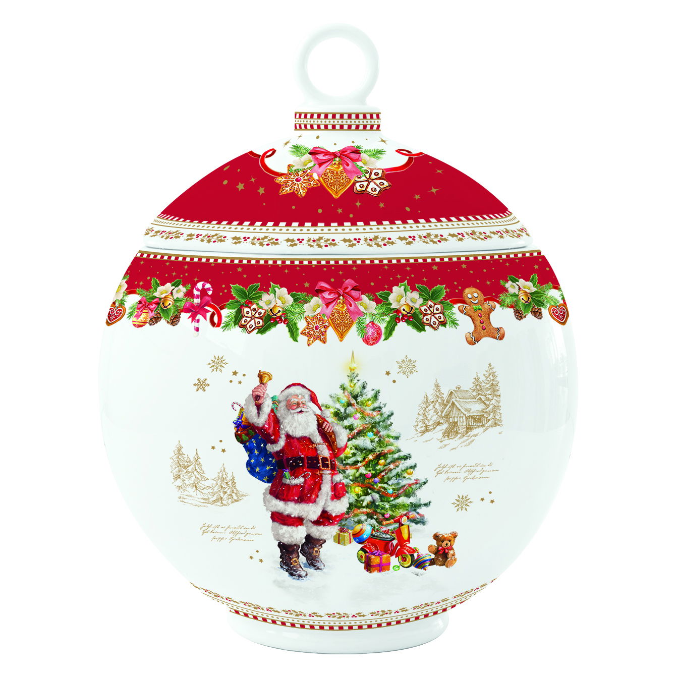 Keramická dóza (nádoba) na potraviny CHRISTMAS MEMORIES 0,5 l