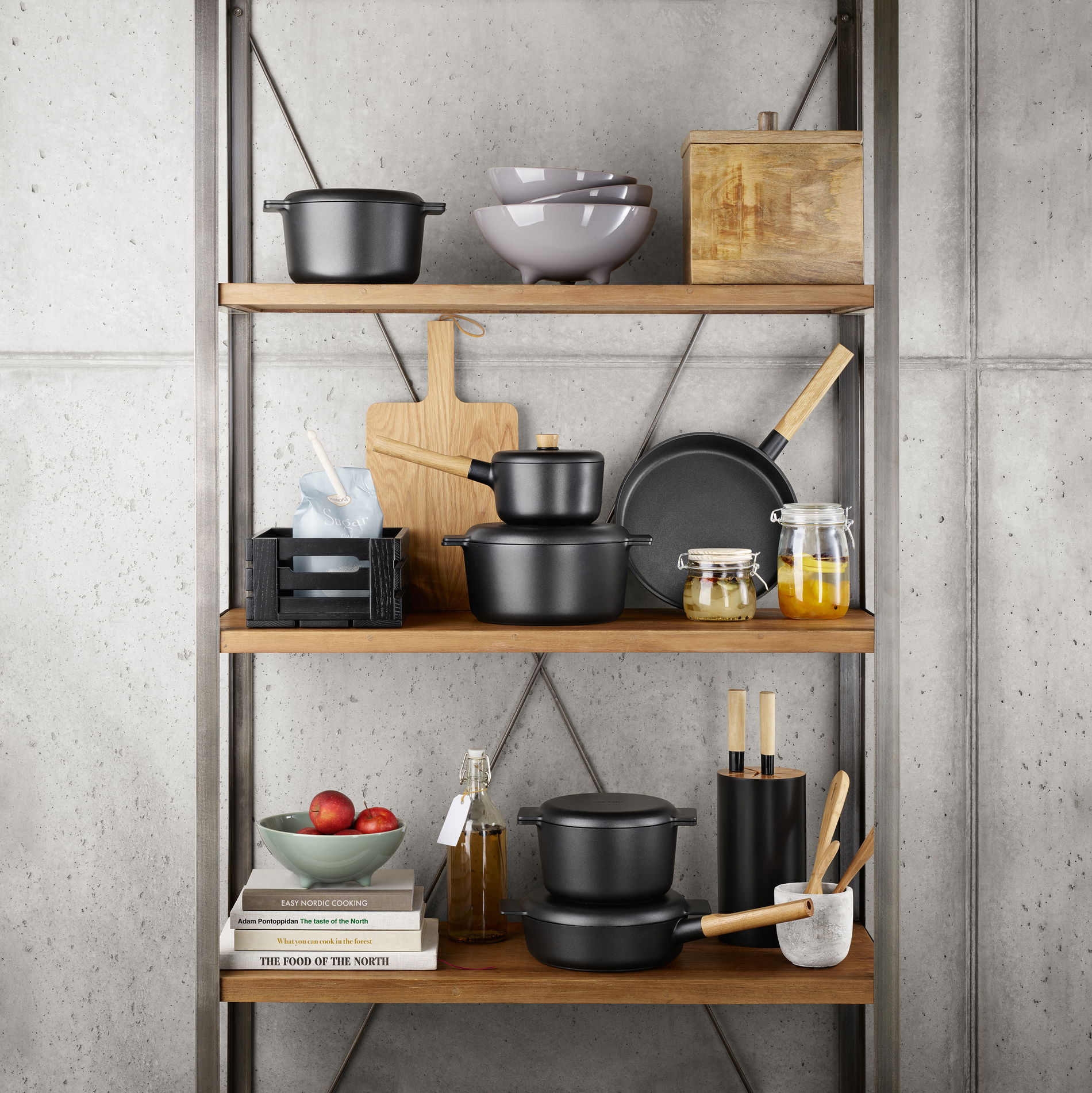 EVA SOLO Nordic Kitchen 6 l - hliníkový hrnec s poklicí