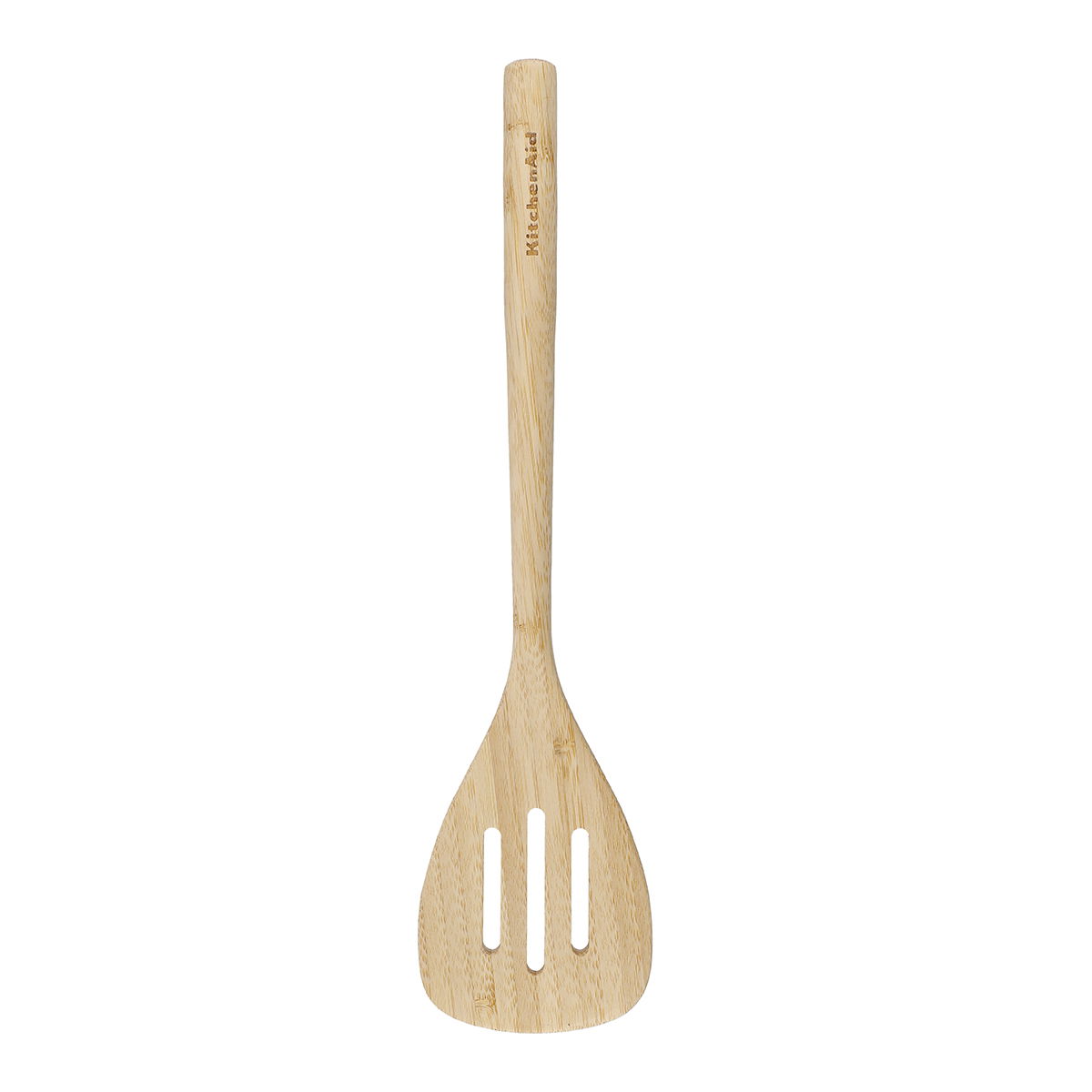 KITCHENAID Classic Bamboo 32,5 cm - drevená kuchynská lopatka s otvormi