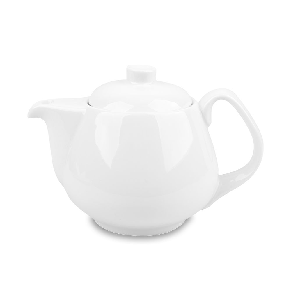 AMBITION Salsa 0,45 l bílý - porcelánová konvice na čaj a kávu