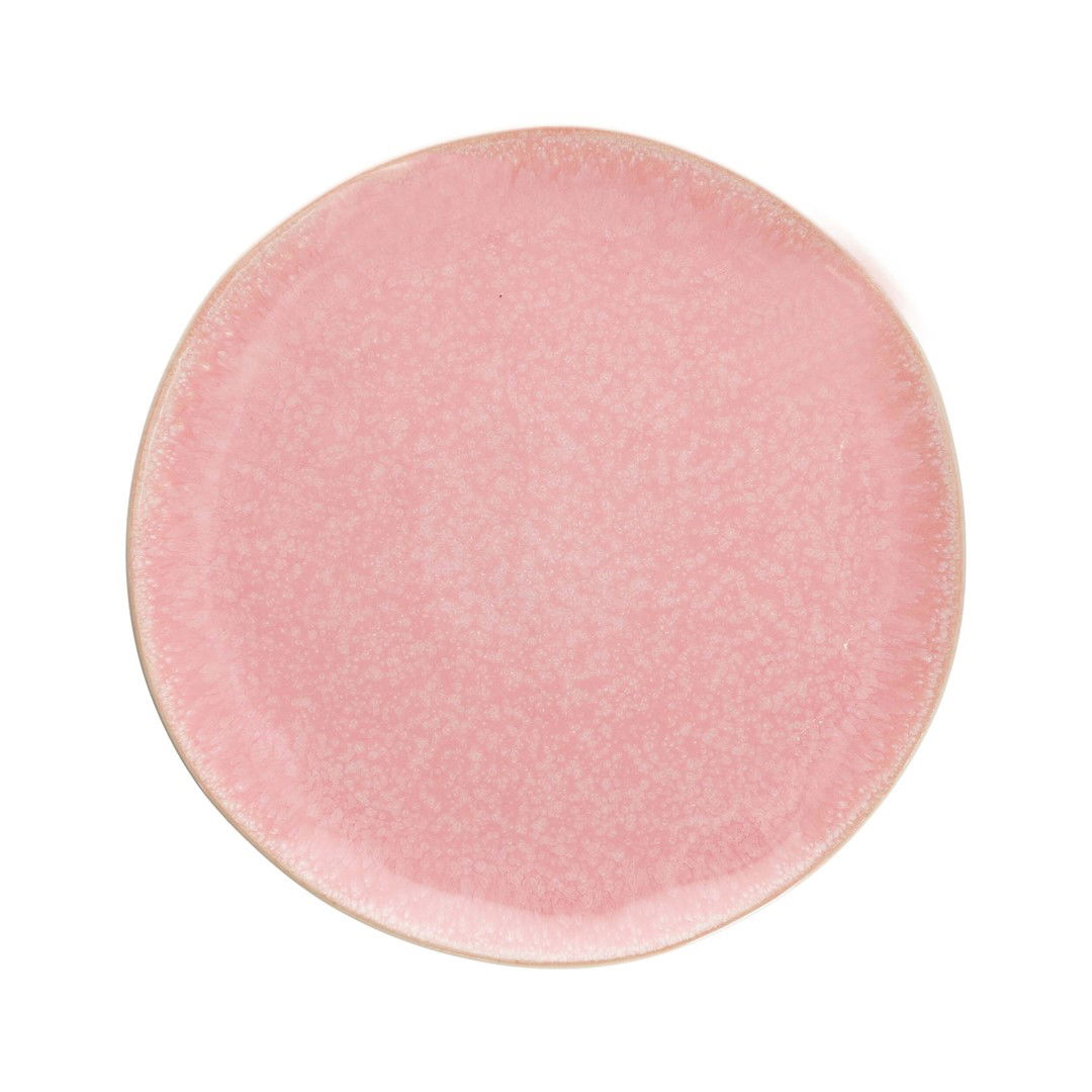 Kameninový tanier na občerstvenie ROSE TULIPANI CONCERTO FUSE ROSA 32 cm