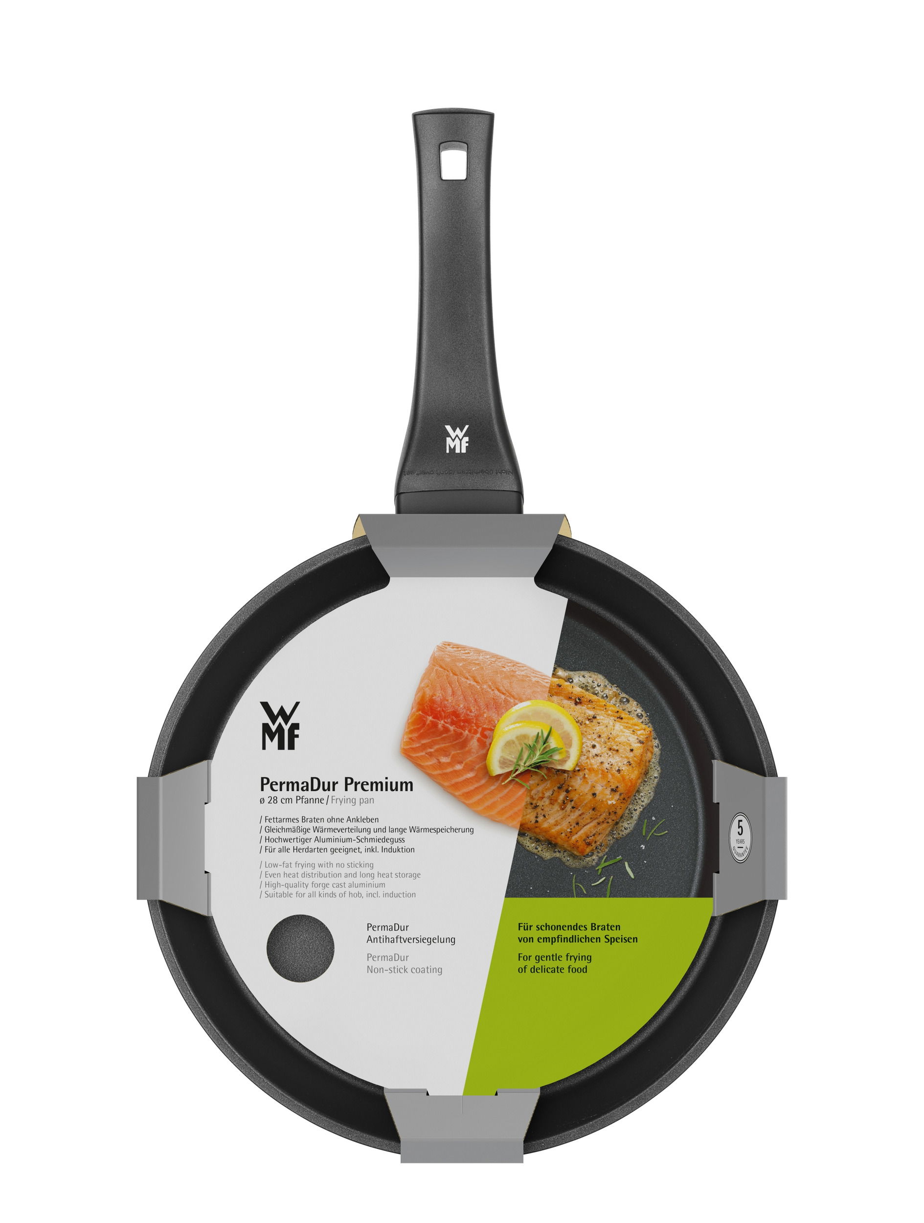 WMF PermaDur Premium 28 cm černá - nepřilnavá pánev
