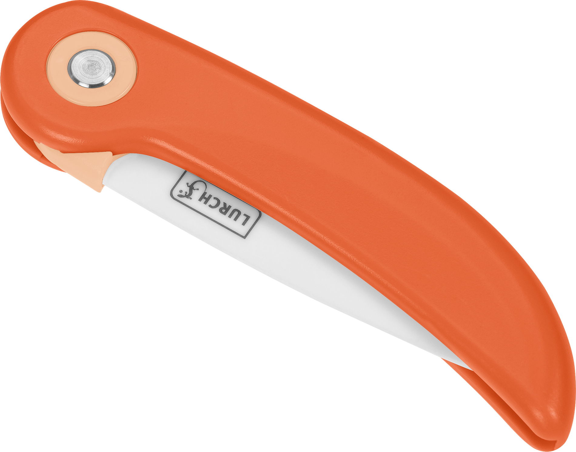 LURCH 7,5 cm oranžový - keramický zavírací univerzální nůž