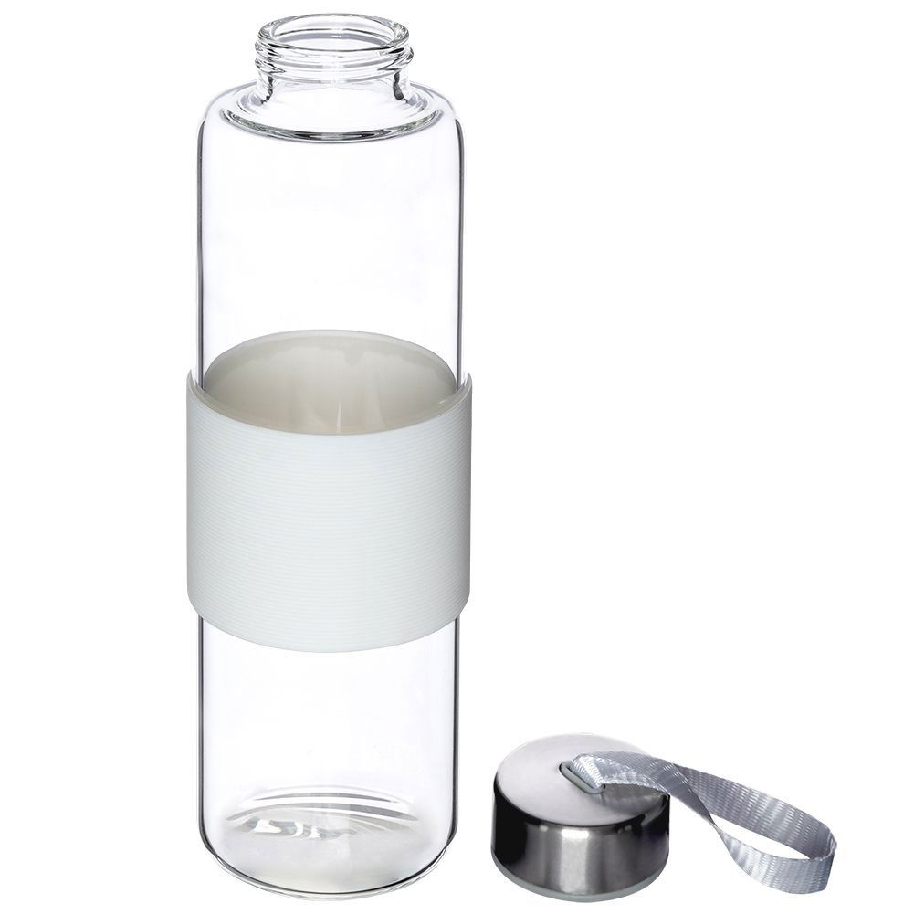 Sklenená fľaša na vodu a nápoje 0,6 l