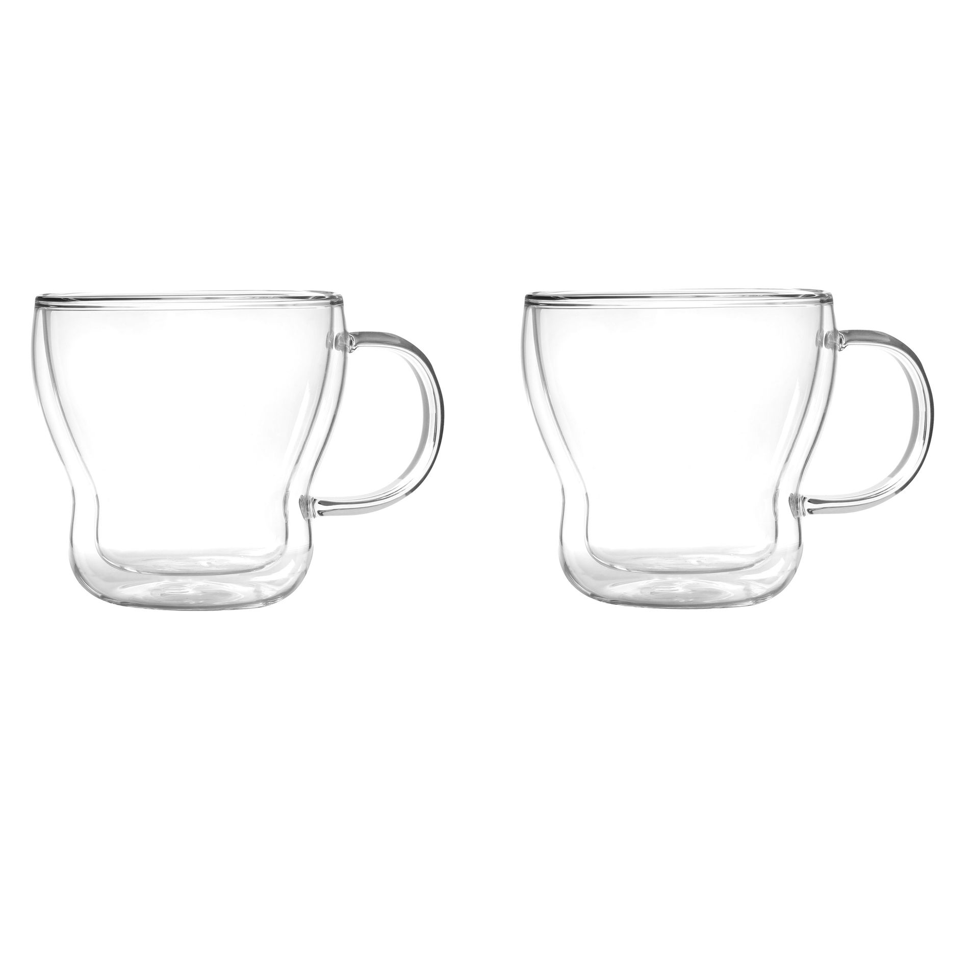 VIALLI DESIGN Bolla 370 ml 2 ks - dvoustěnná skleněná termo sklenice na kávu a čaj