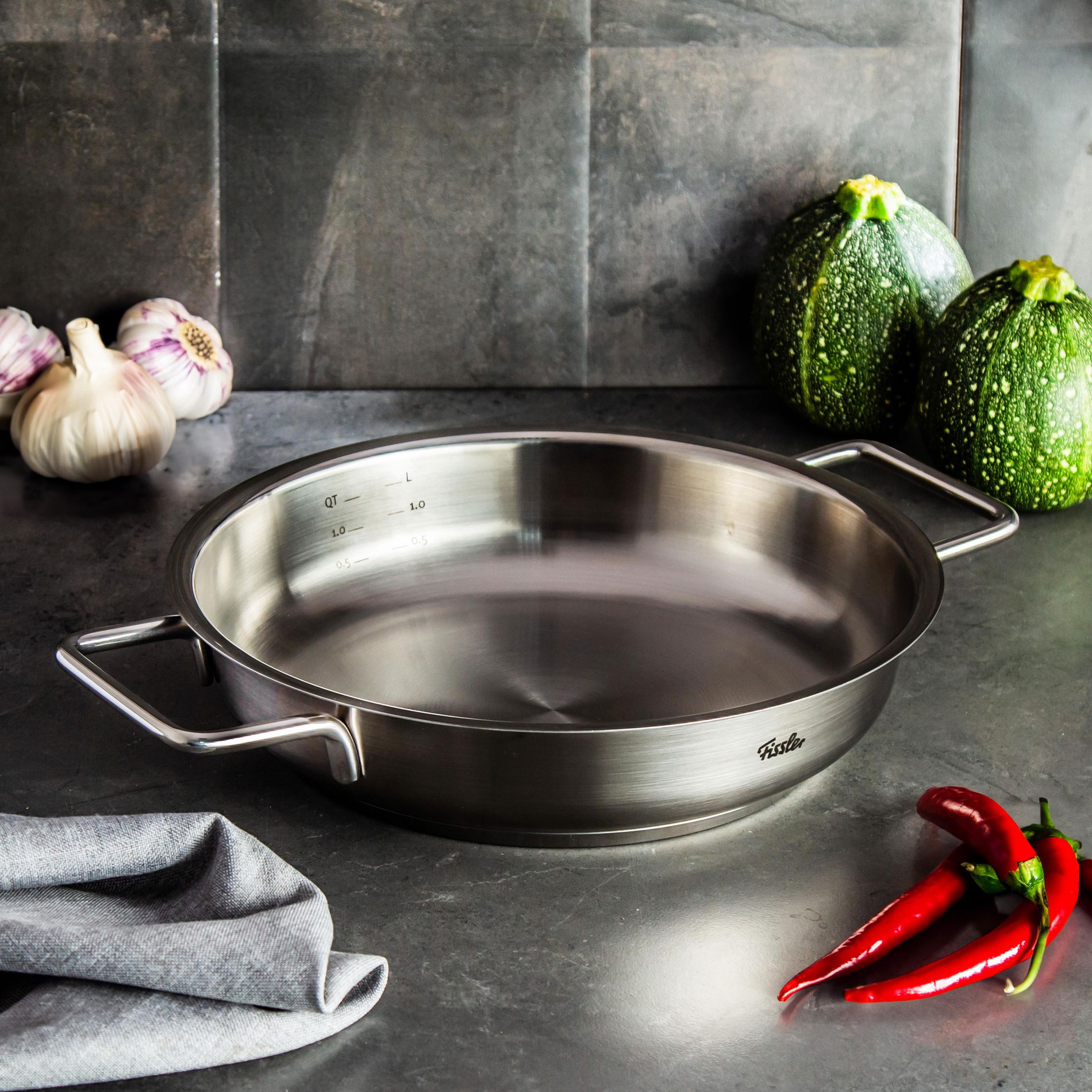 FISSLER Pure Collection 24 cm - nerezová pánev