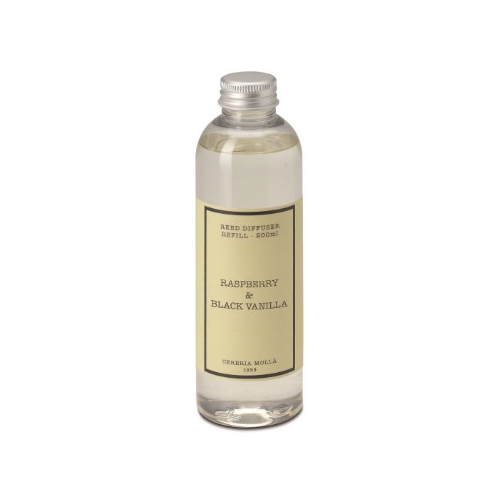 CERERIA MOLLA BOUTIQUE RASPBERRY AND BLACK VANILLA vonný olej do difuzéru 200 ml