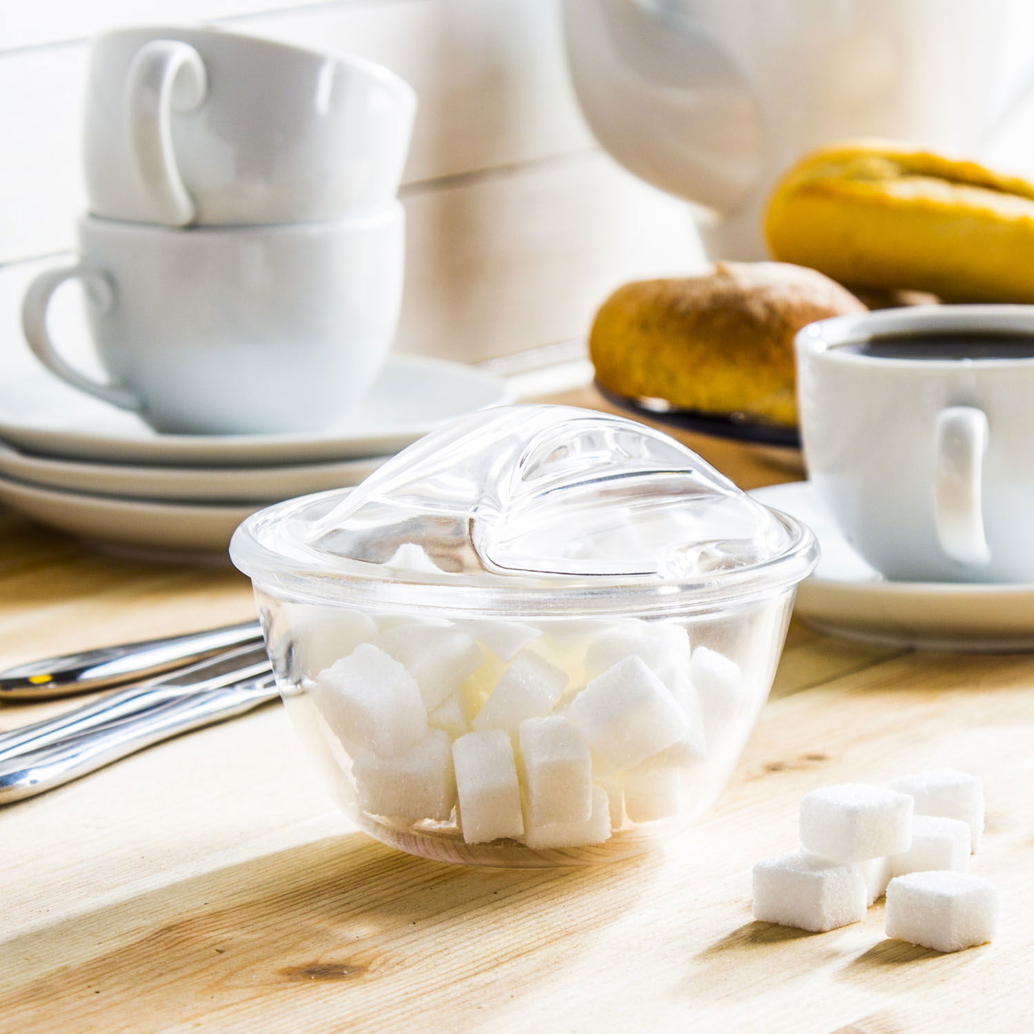 Skleněná cukřenka JASŁO SUGAR 300 ml