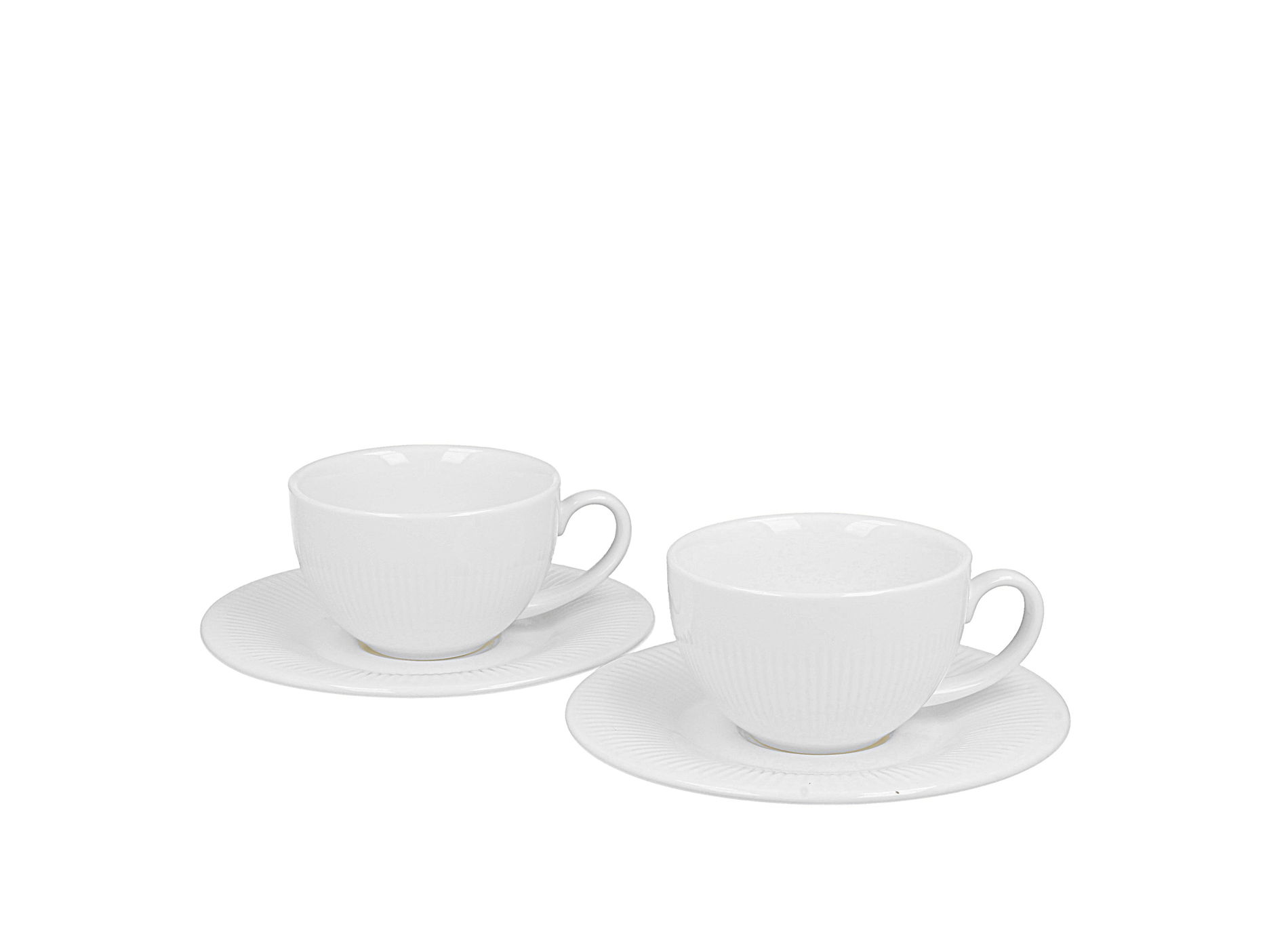 Šálky na espresso porcelánové s podšálky DUO RAPHAEL 100 ml 2 ks.