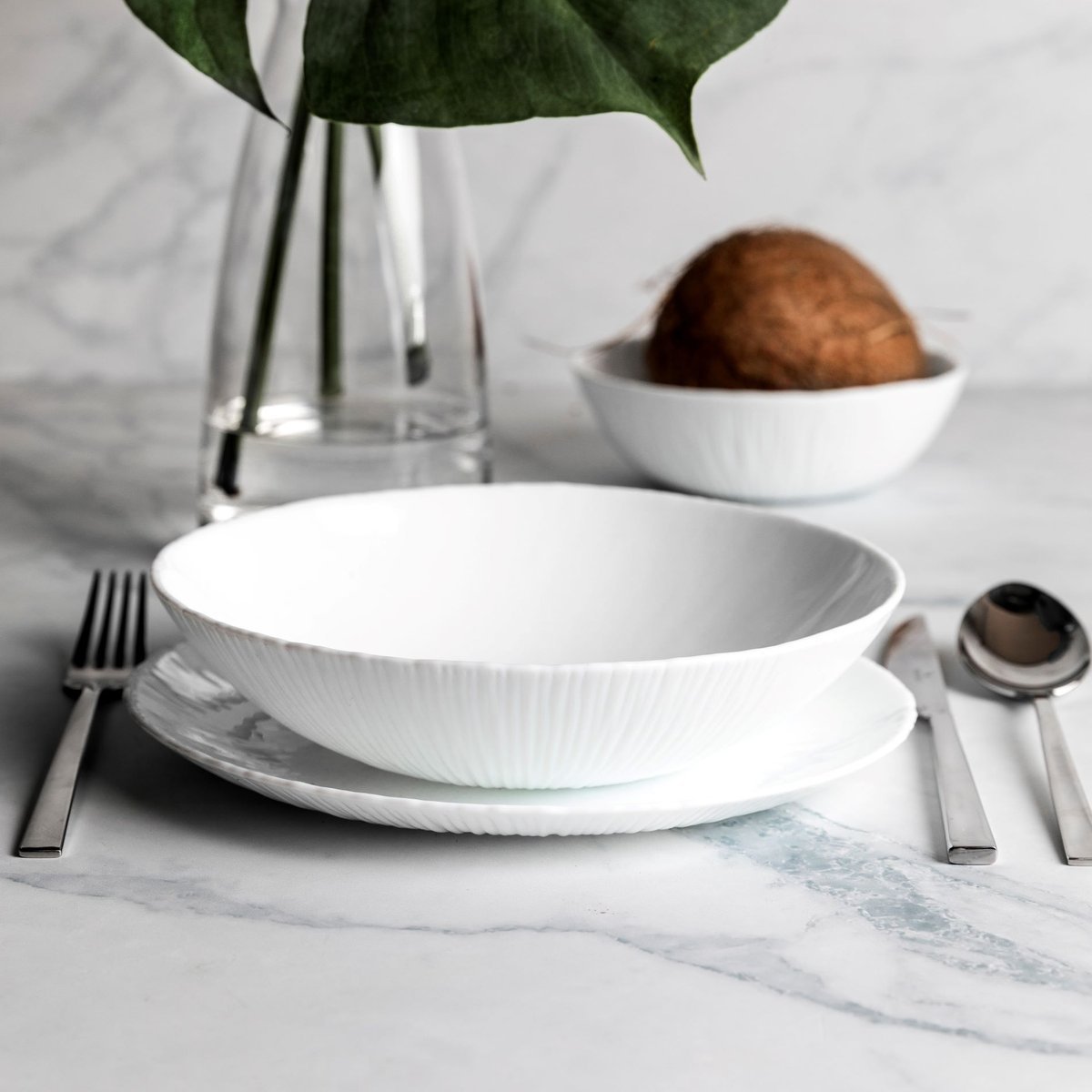 BORMIOLI ROCCO COCONUT skleněná mísa / salátová mísa 15 cm