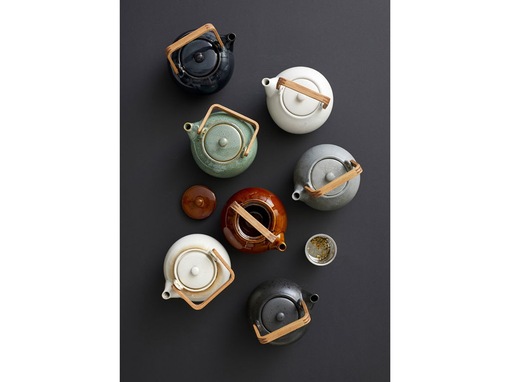 Kamenný čajový konvička s čajovým filtrom BITZ STONEWARE 1,2 l