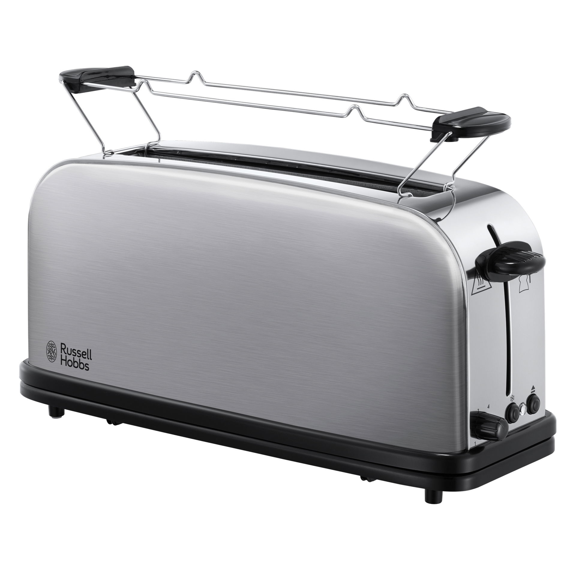 RUSSELL HOBBS Adventure Long Slot 1000 W – nerezový, elektrický toustovač/topinkovač