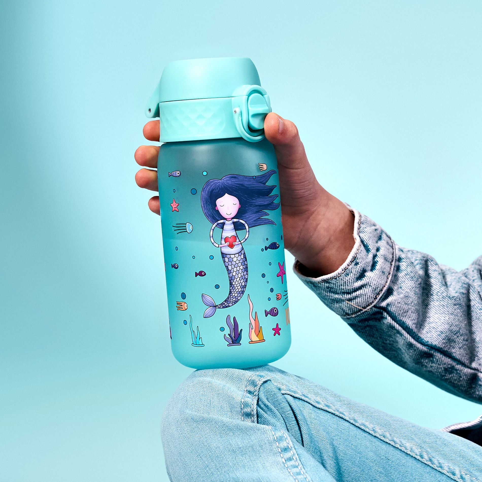 ION8 Recyclon Mermaids 0,35 l - fľaša / bidón pre deti na vodu a nápoje