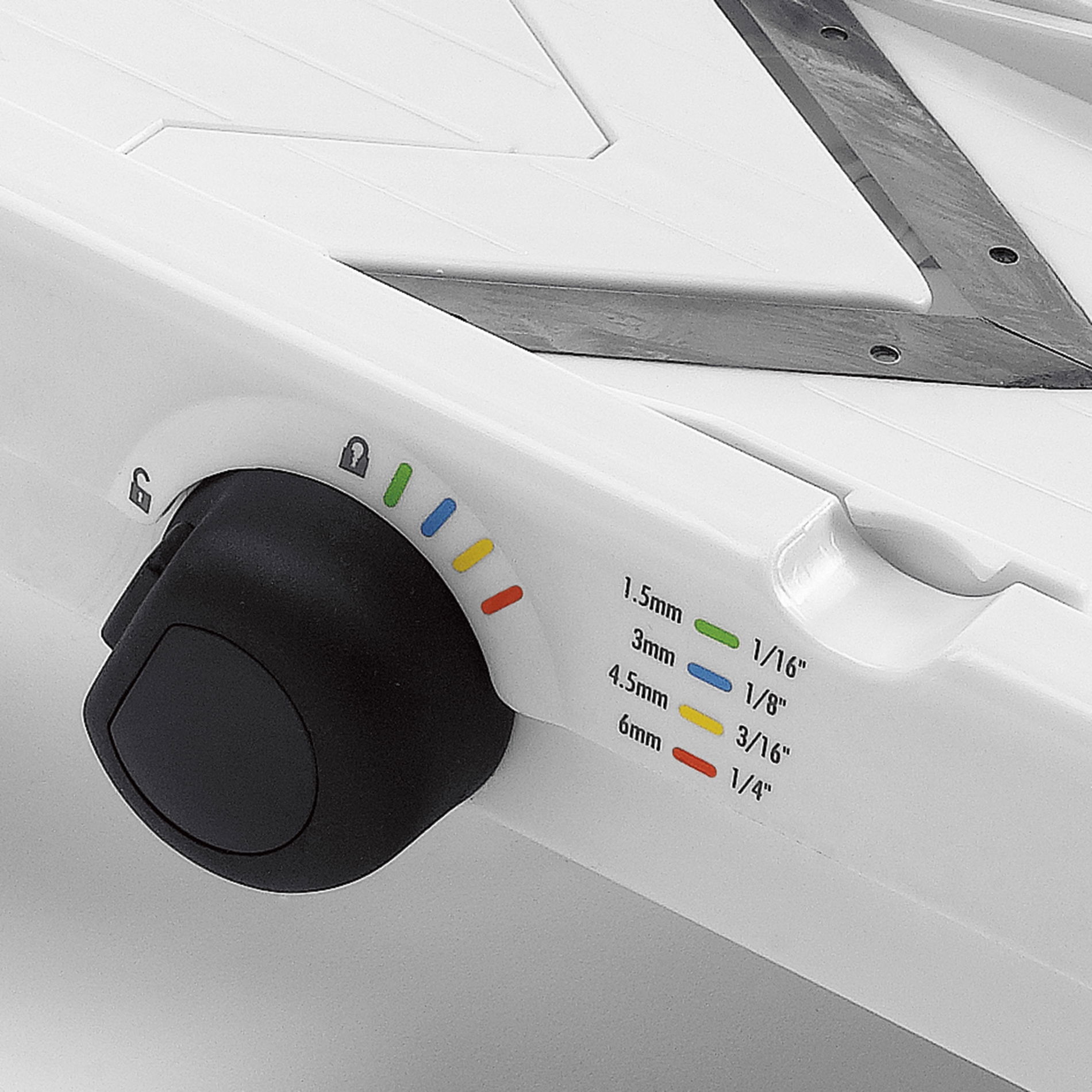 OXO Good Grips V Blade biela - plastikový krájač na zeleninu a ovocie