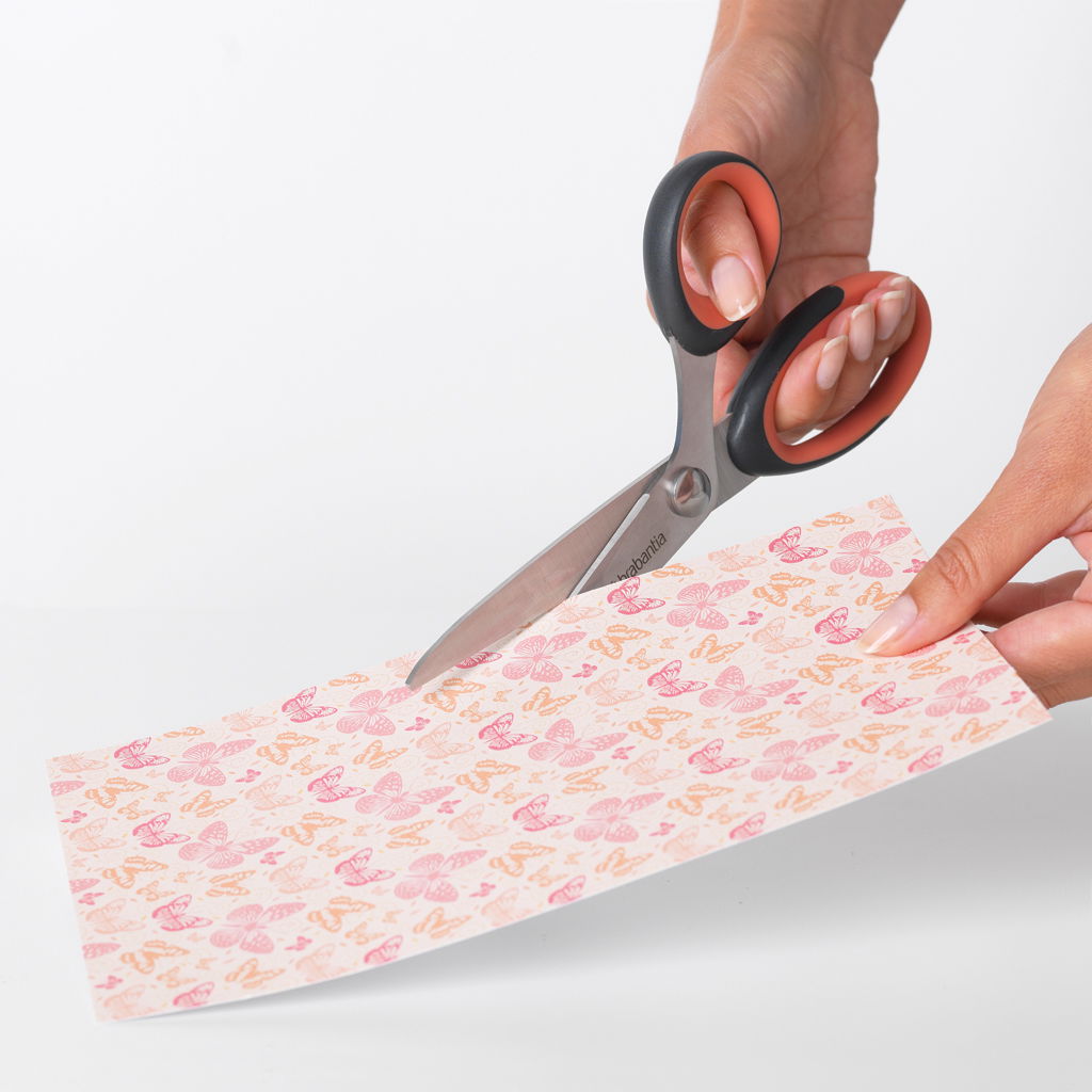 BRABANTIA Tasty Bodo růžové - univerzální kuchyňské nůžky z nerezové oceli