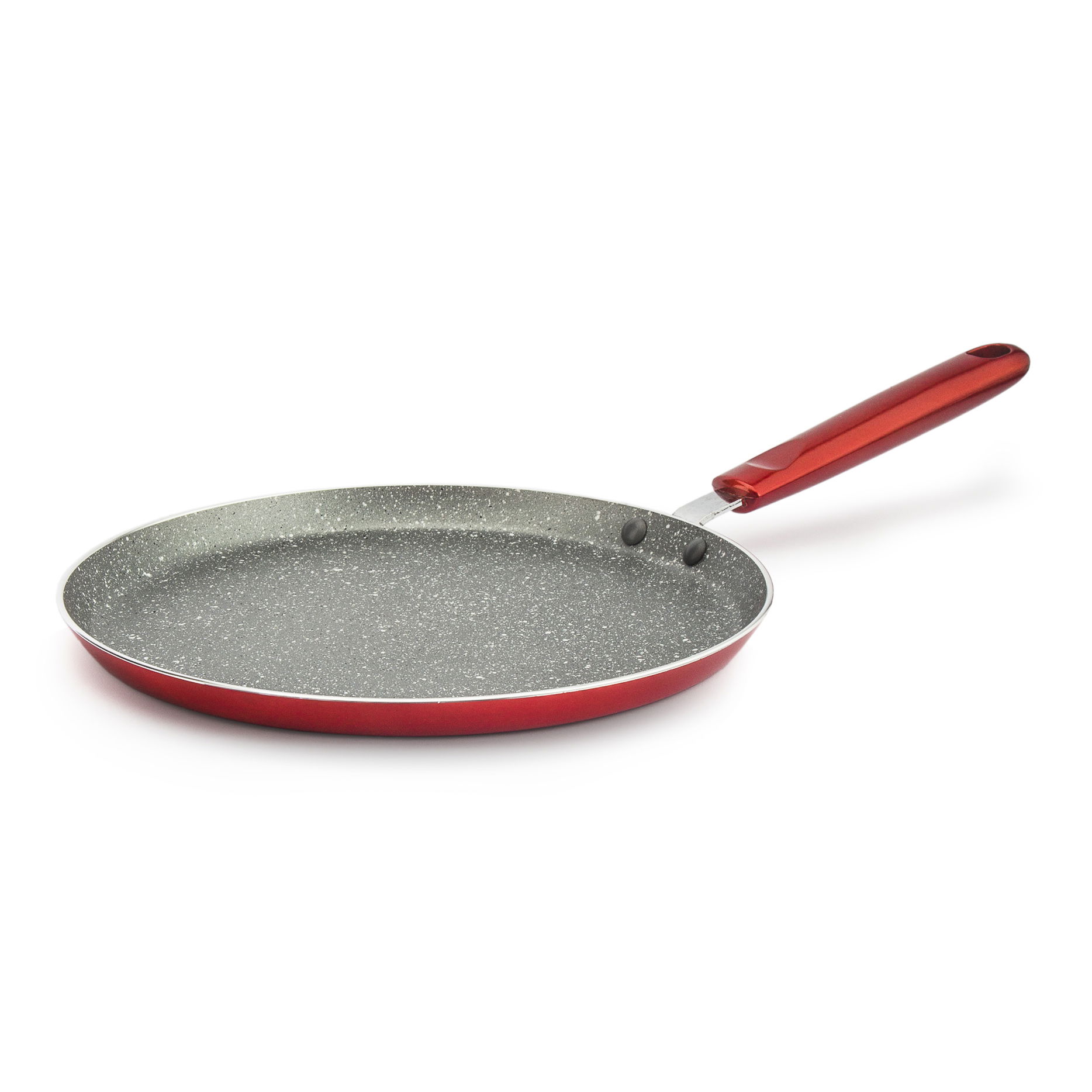AMBITION Jasper 25 cm červená - hliníková pánev na palačinky