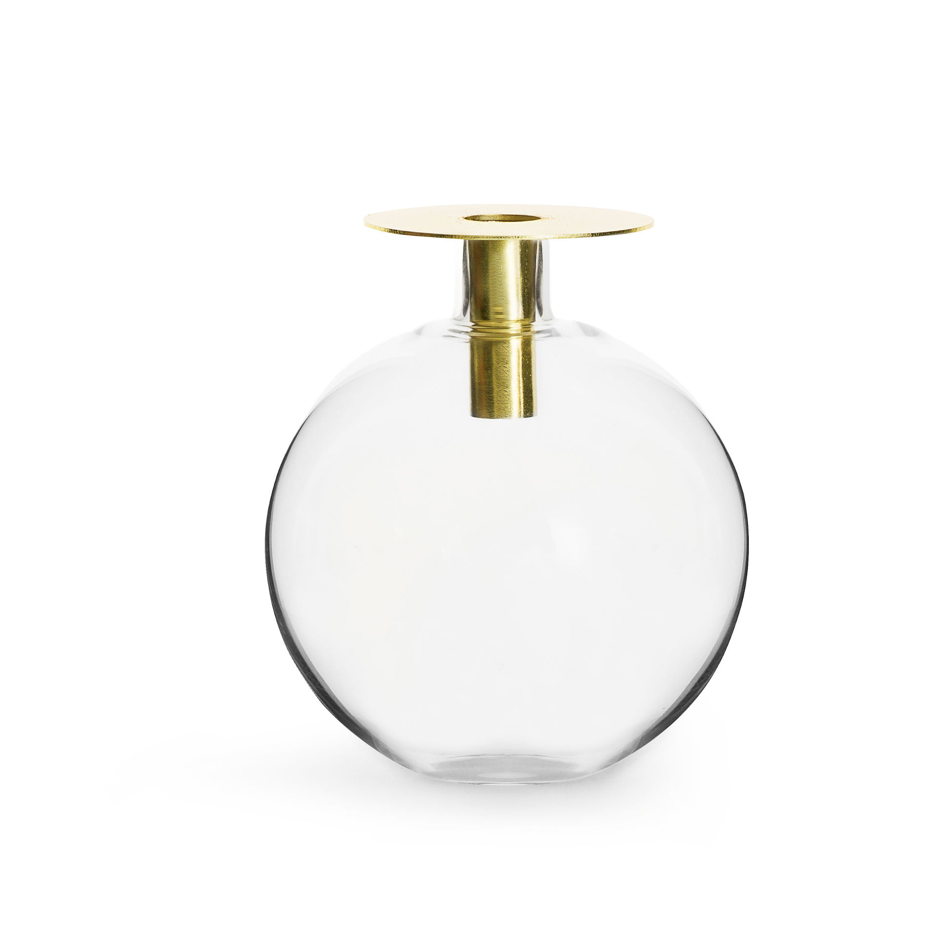 SAGAFORM Winter Bubble Gold 18 cm zlatý (SF-5017905) - skleněný svícen