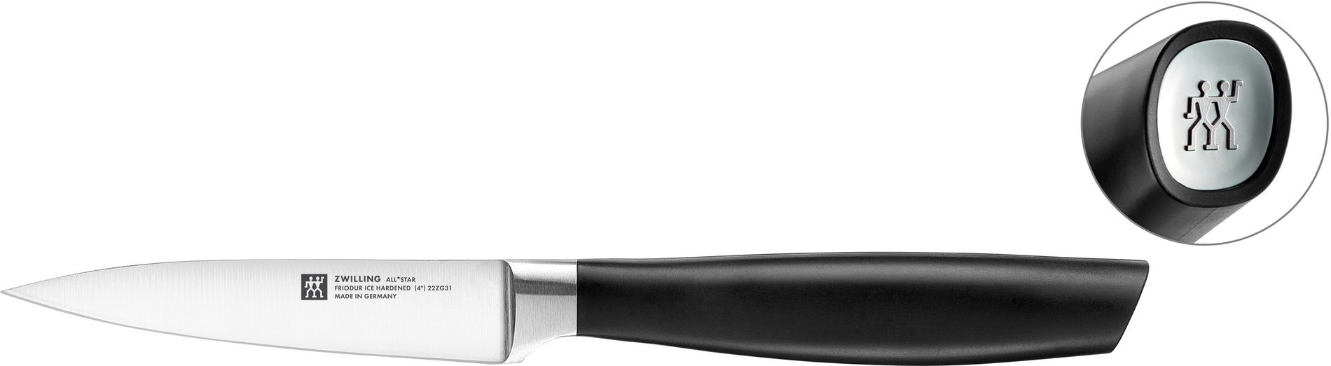 ZWILLING All Star 7 ks. strieborné - kuchynské nože z nehrdzavejúcej ocele v bloku s automatickým brúsením