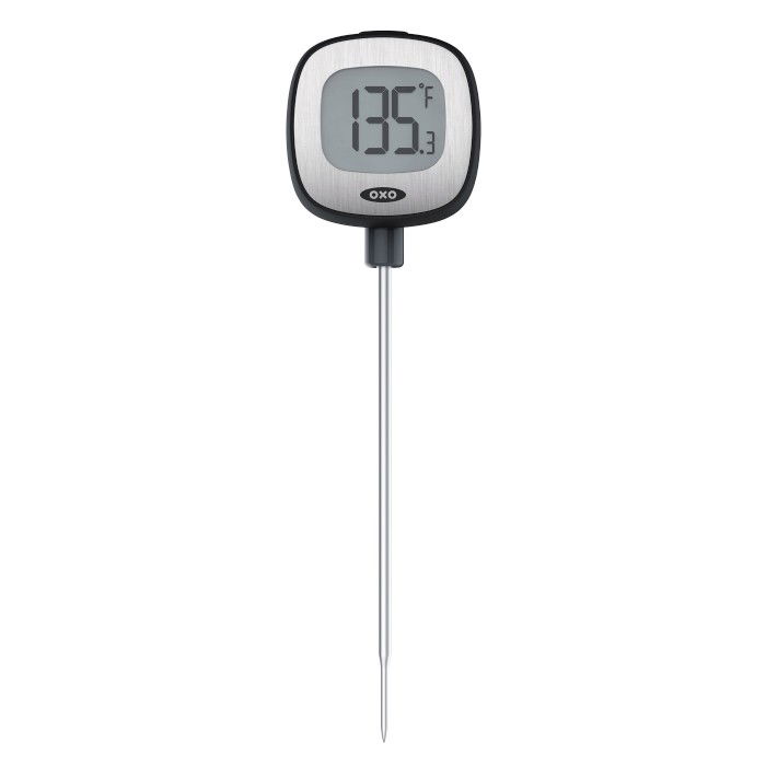 OXO Good Grips 25 cm - digitálny kuchynský teplomer na mäso a steaky z nehrdzavejúcej ocele