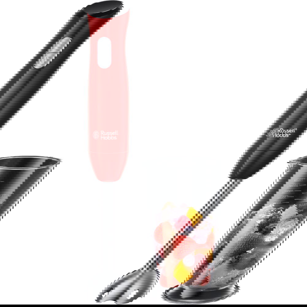 RUSSELL HOBBS Desire Hand Blender 500 W vínový - nerezový tyčový mixér