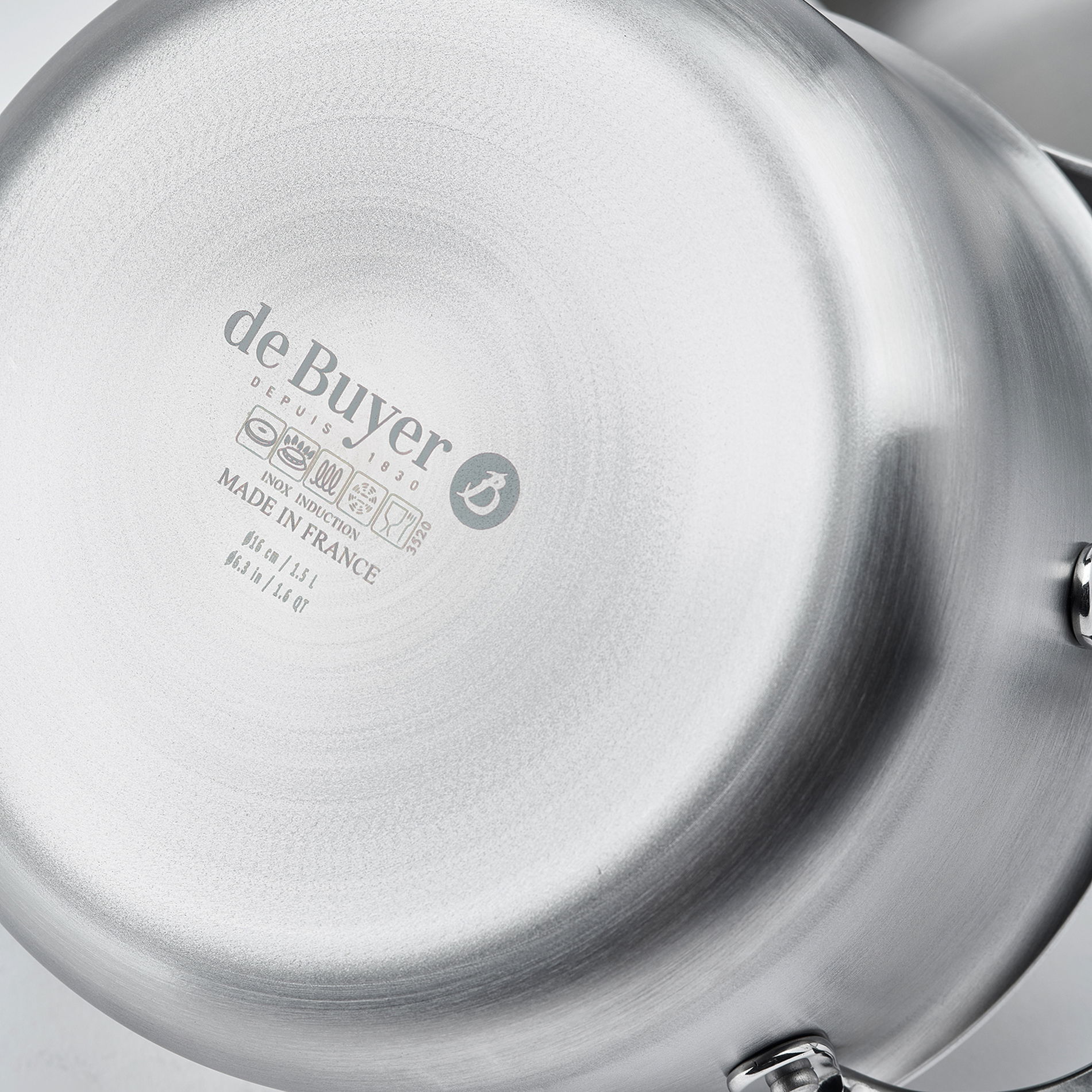 DE BUYER Alchimy 2,5 l - nerezový hrnec