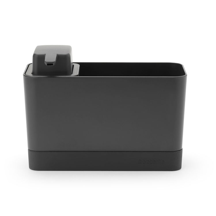 BRABANTIA SinkSide czarny - organizer do zlewu z dozownikiem płynu plastikowy