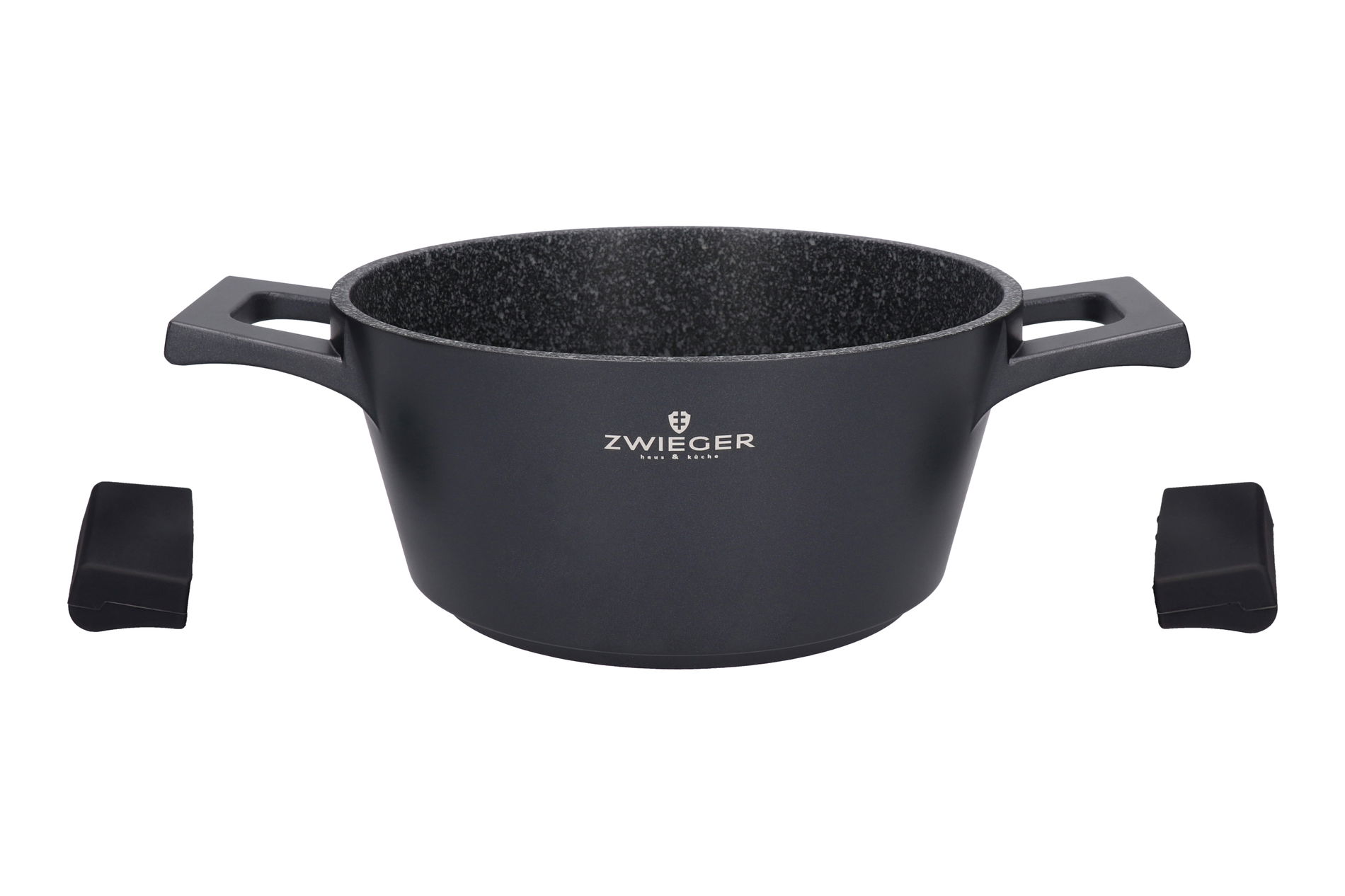ZWIEGER Black Stone 2 l hliníkový hrnec s poklicí