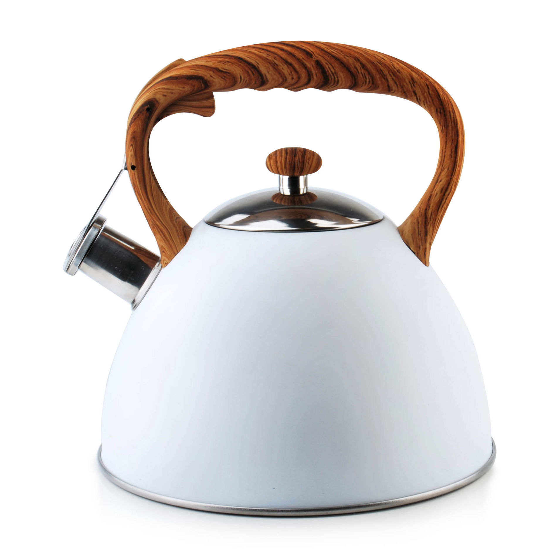 COOKINI MODERN WHITE 3 l nerezová konvice s píšťalkou