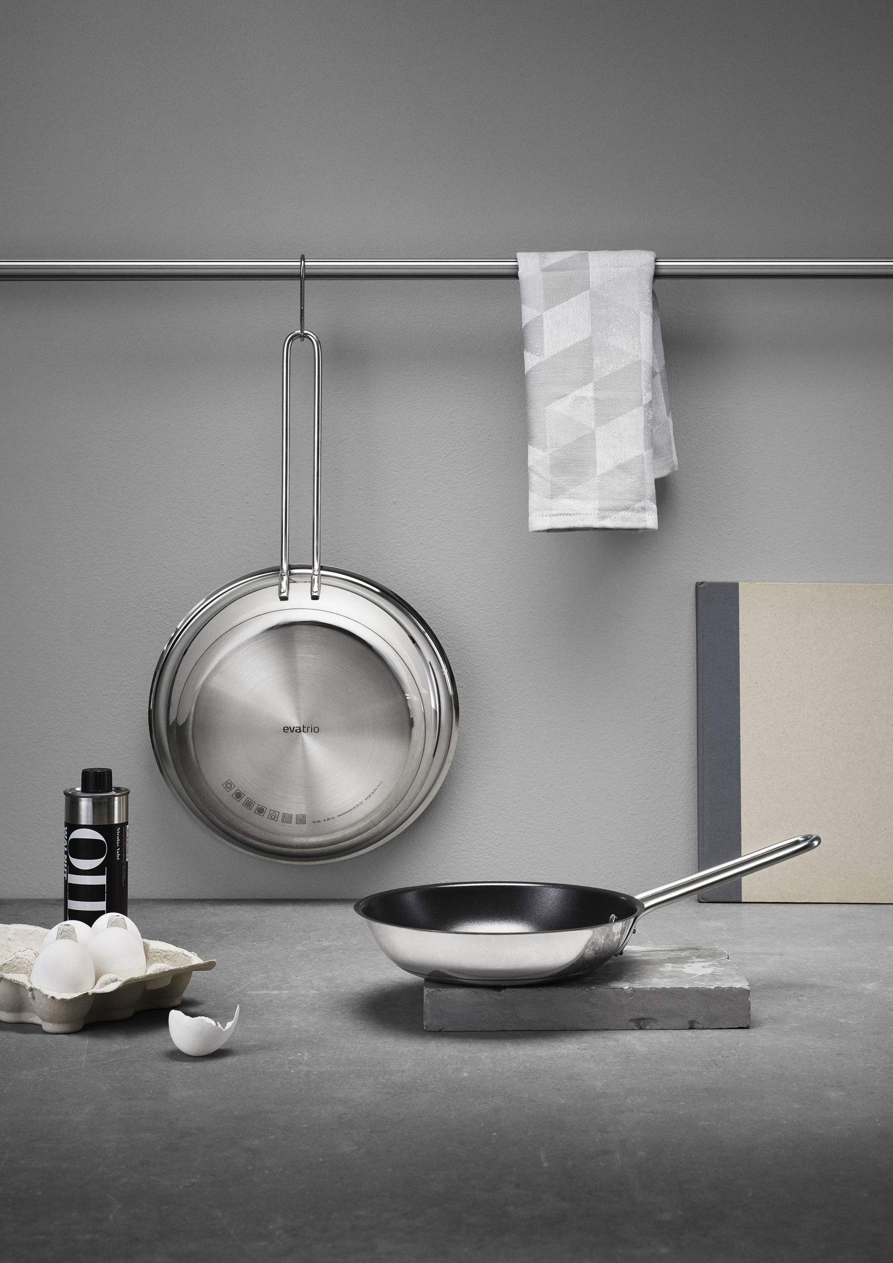 EVA TRIO Stainless Steel 20 cm - patelnia nieprzywierająca