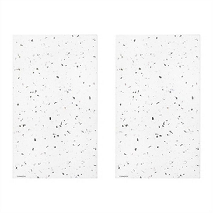 TYPHOON Elements Quartz 52,8 x 30,8 cm 2 ks. - stolní podložky / skleněné podtácky na stůl